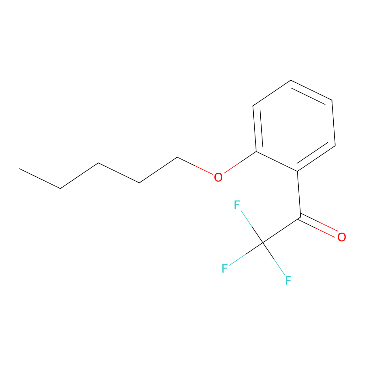 2'-n-Pentoxy-2,2,2-trifluoroacetophenone molecular structure, CAS 1443352-67-7