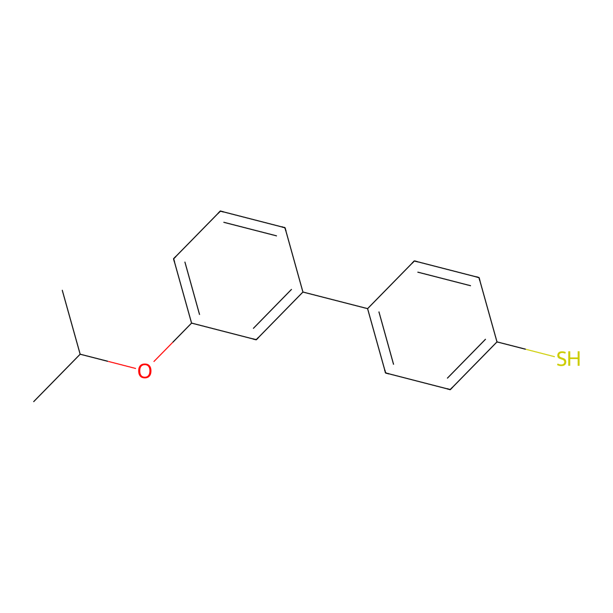 4-(3-iso-Propoxyphenyl)thiophenol molecular structure, CAS 1443352-72-4