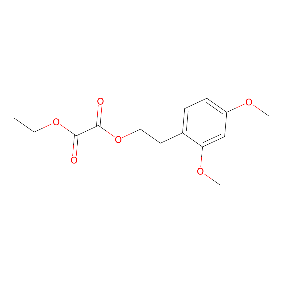 O1-[2-(2,4-Dimethoxyphenyl)ethyl] O2-ethyl oxalate molecular structure, CAS 1443353-34-1