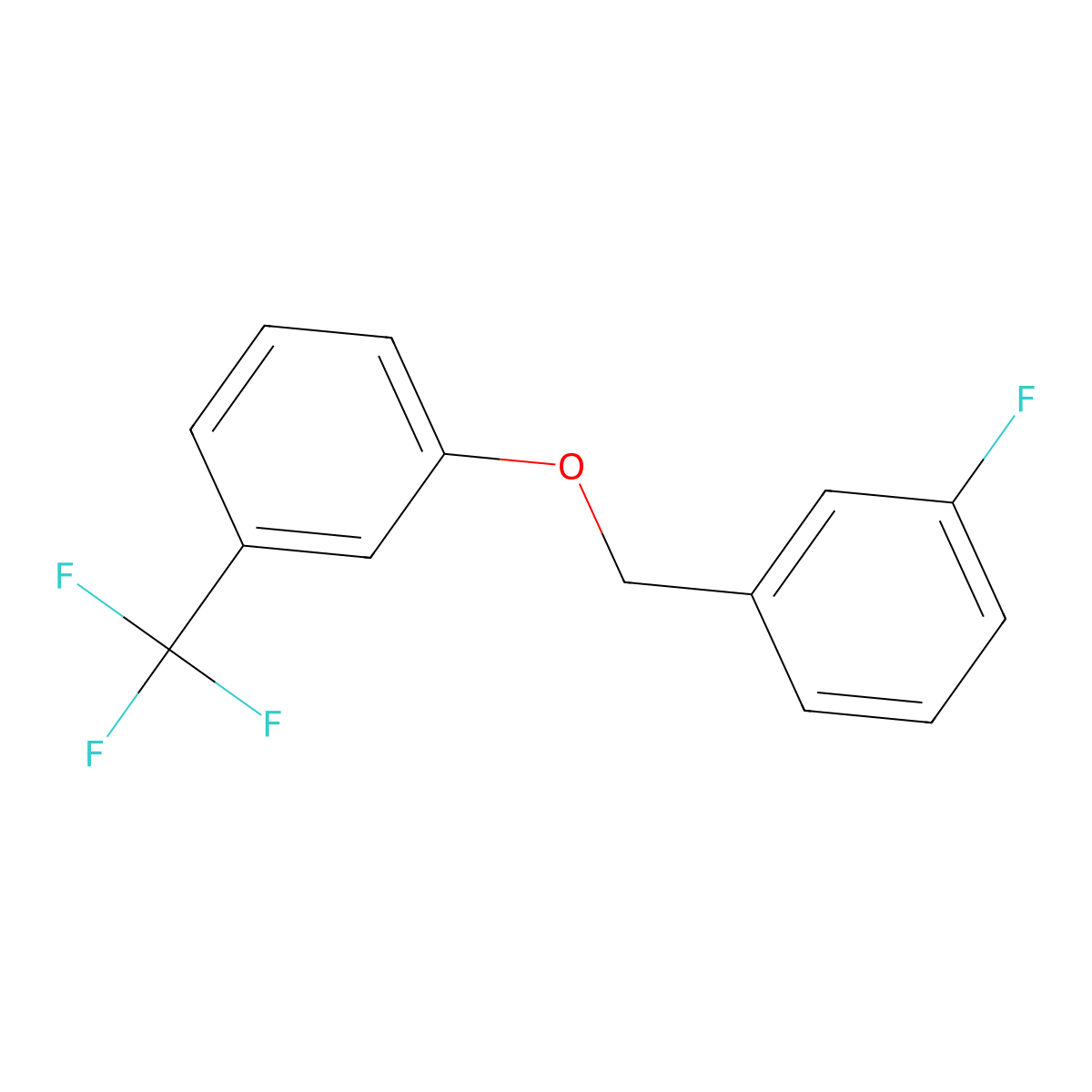 3-[(3-Fluorophenyl)methoxy]benzotrifluoride molecular structure, CAS 1443353-40-9