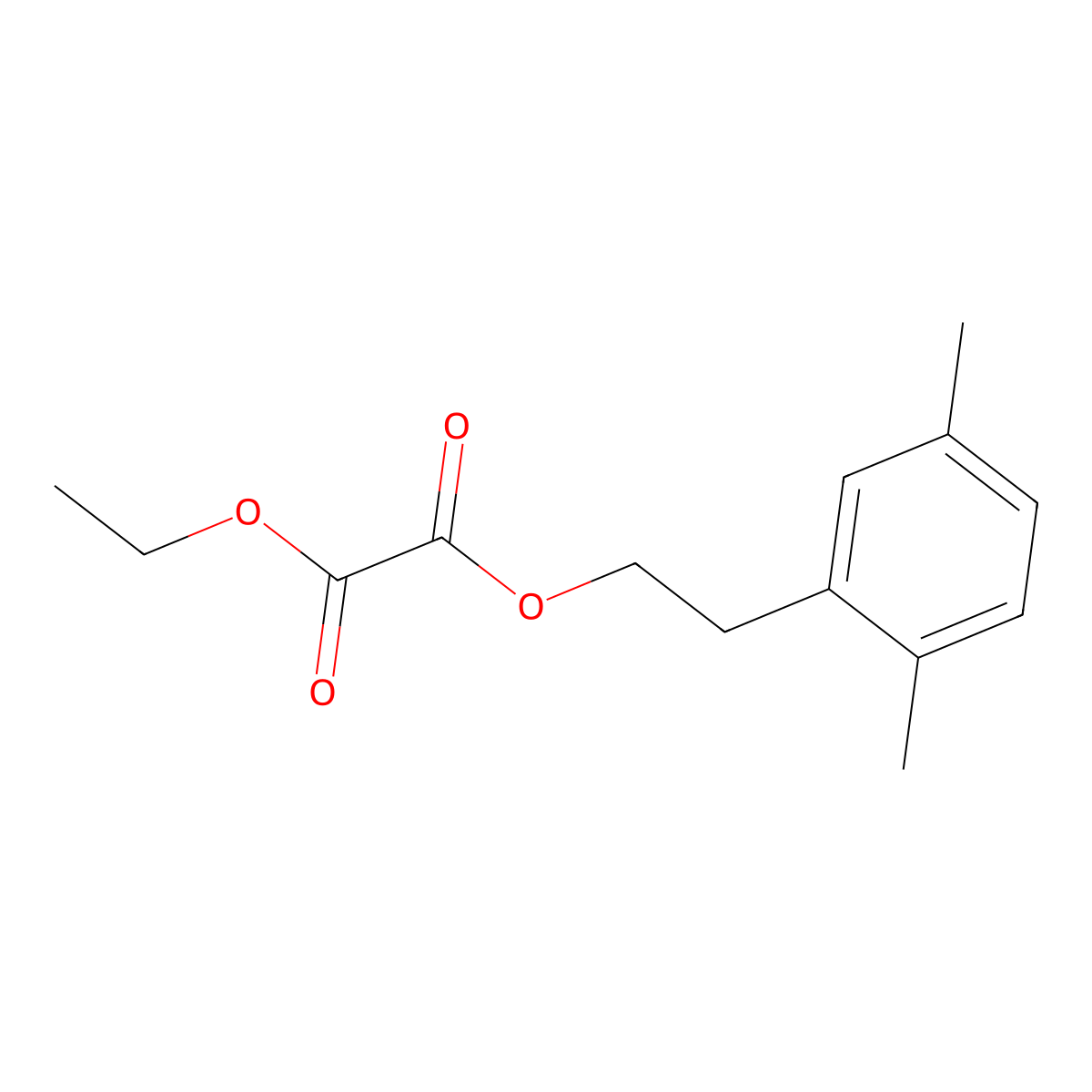 O1-[2-(2,5-Dimethylphenyl)ethyl] O2-ethyl oxalate molecular structure, CAS 1443353-91-0
