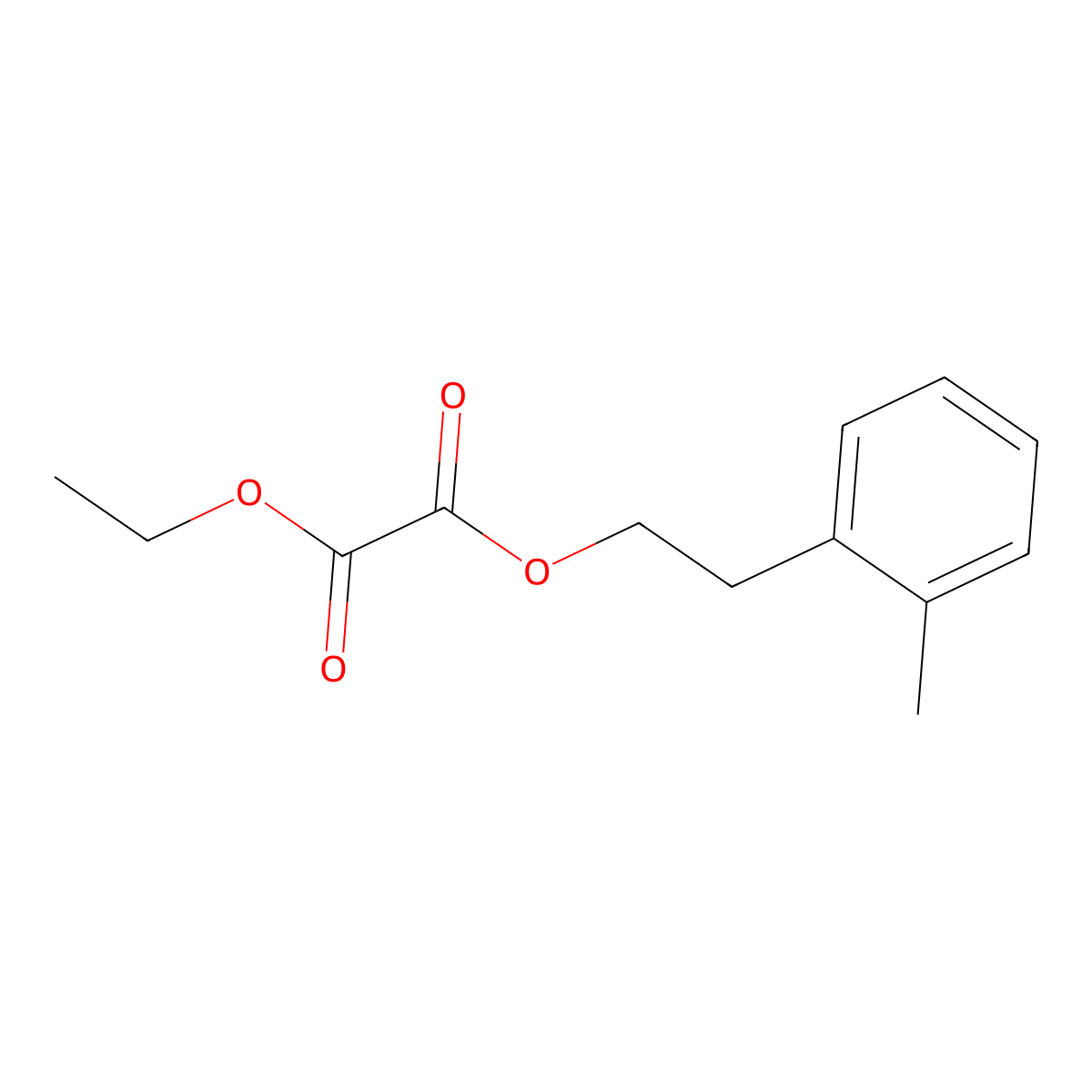 O2-Ethyl O1-[2-(o-tolyl)ethyl] oxalate molecular structure, CAS 1443354-02-6