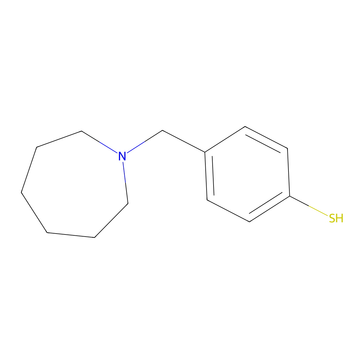 4-(Azepan-1-ylmethyl)benzenethiol molecular structure, CAS 1443354-03-7