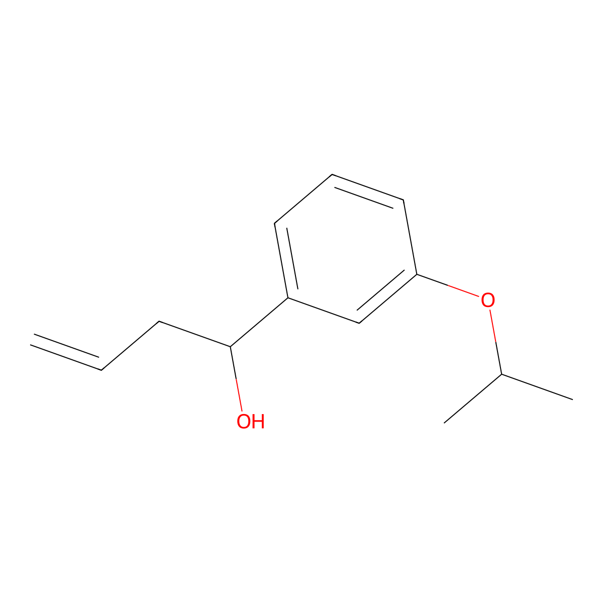 4-(3-iso-Propoxyphenyl)-1-buten-4-ol molecular structure, CAS 1443354-20-8