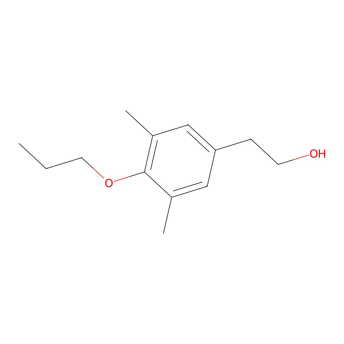 2-(3,5-Dimethyl-4-propoxyphenyl)ethanol molecular structure, CAS 1443354-31-1