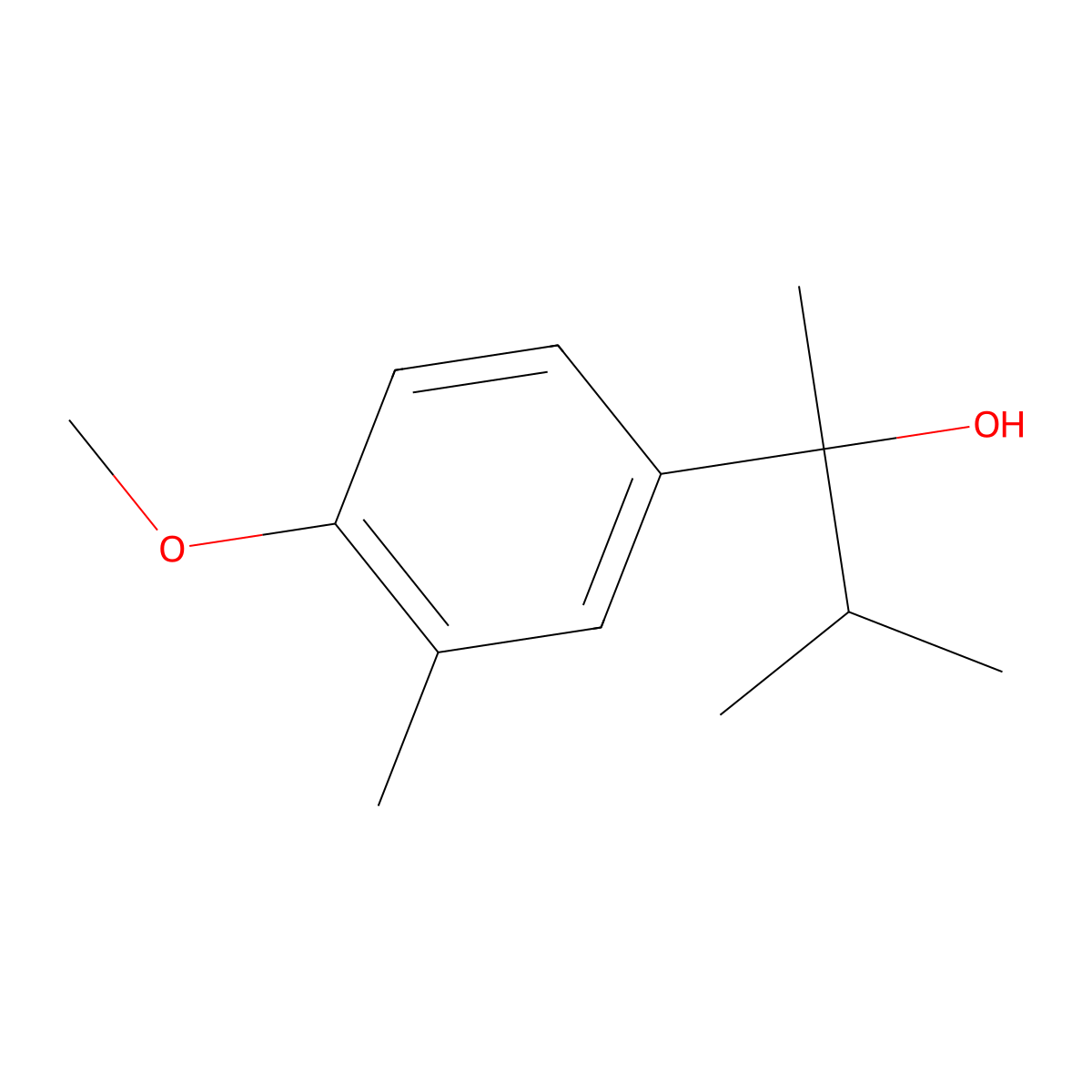 2-(4-Methoxy-3-methylphenyl)-3-methyl-butan-2-ol molecular structure, CAS 1443354-90-2