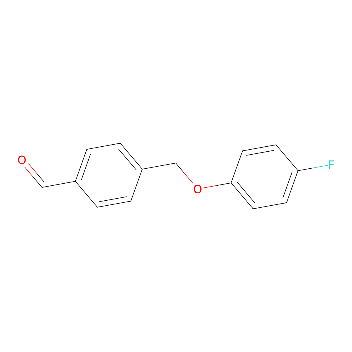 4-((4-Fluorophenoxy)methyl)benzaldehyde molecular structure, CAS 1443355-35-8