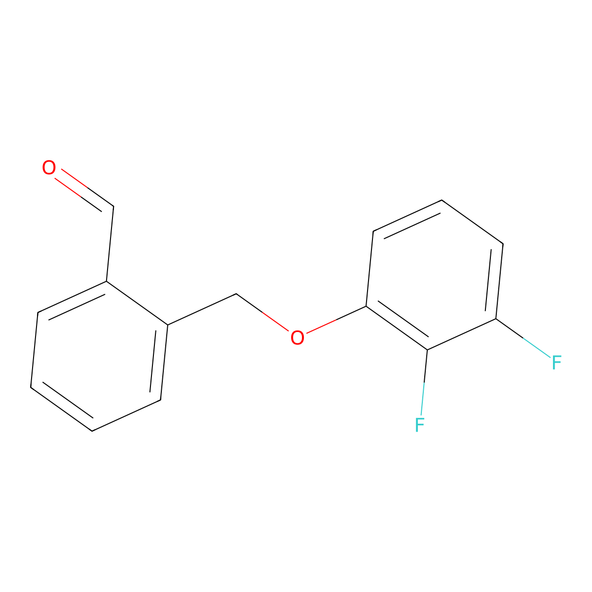 2-((2,3-Difluorophenoxy)methyl)benzaldehyde molecular structure, CAS 1443355-40-5