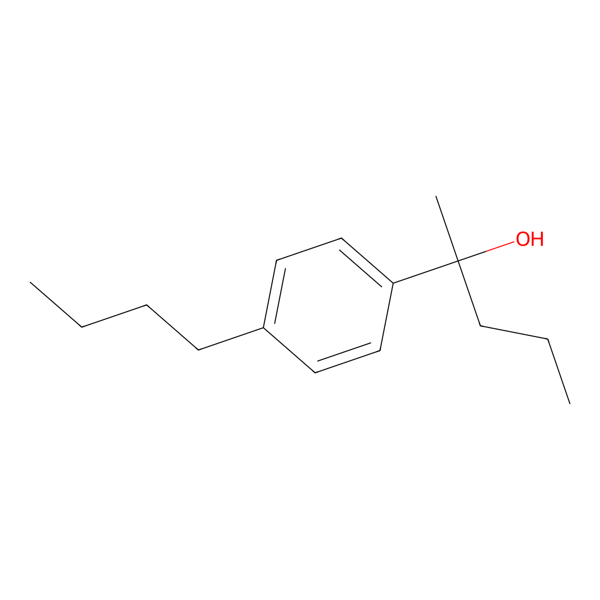 2-(4-n-Butylphenyl)-2-pentanol molecular structure, CAS 1443355-41-6