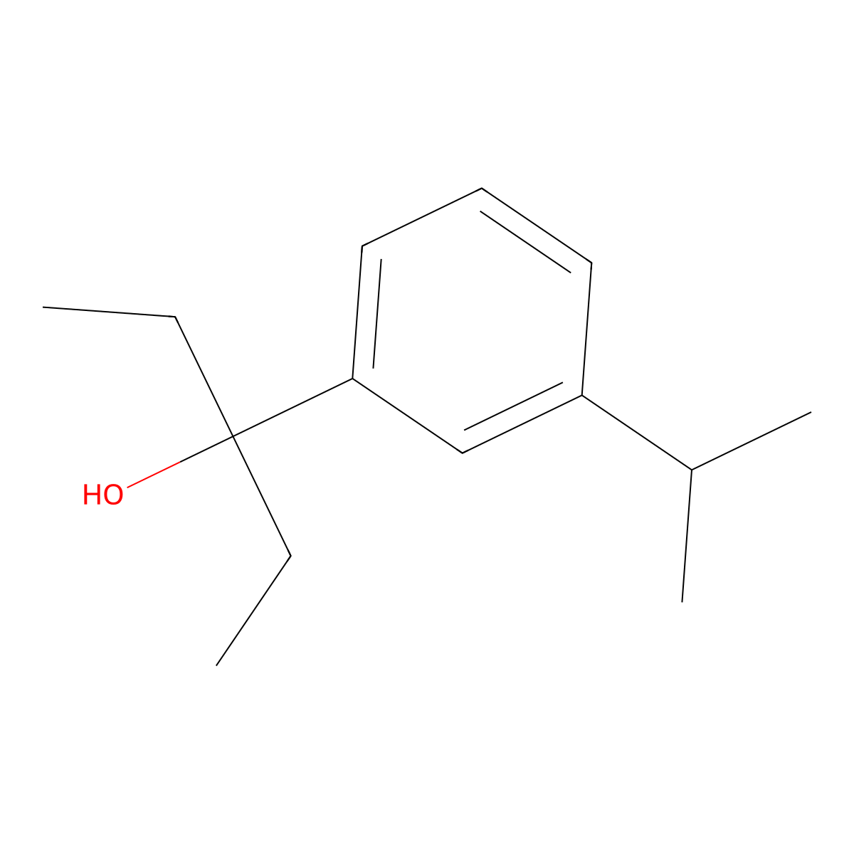 3-(3-iso-Propylphenyl)-3-pentanol molecular structure, CAS 1443355-45-0