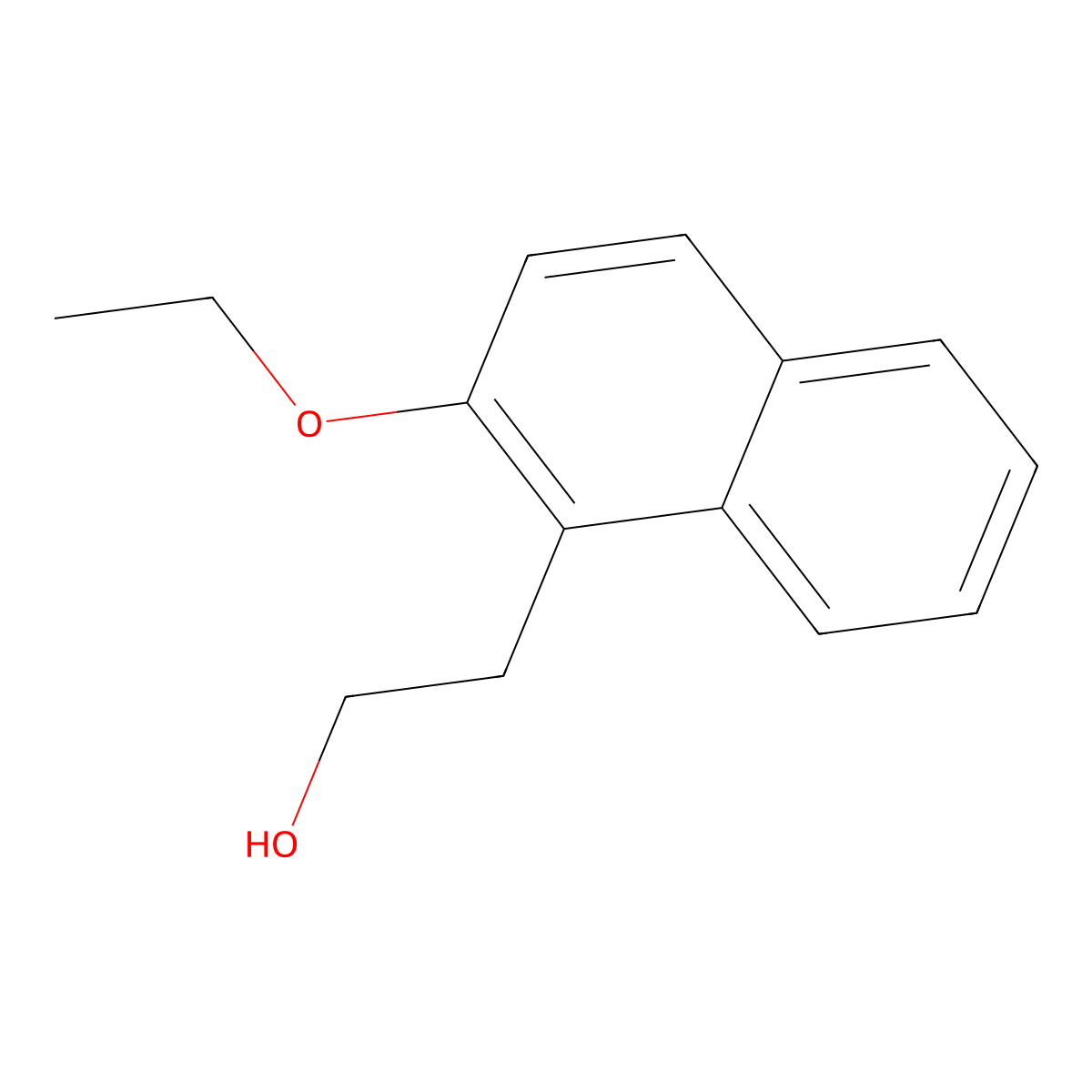 2-(2-Ethoxy-1-naphthyl)ethanol molecular structure, CAS 1443355-56-3
