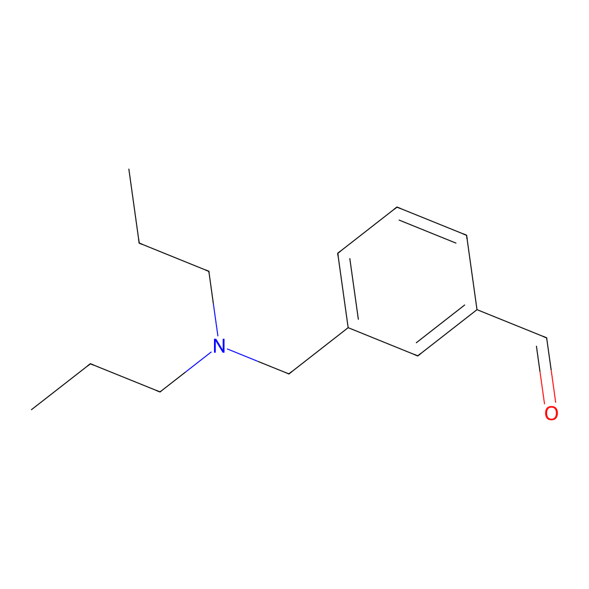 3-((Dipropylamino)methyl)benzaldehyde molecular structure, CAS 1443355-62-1
