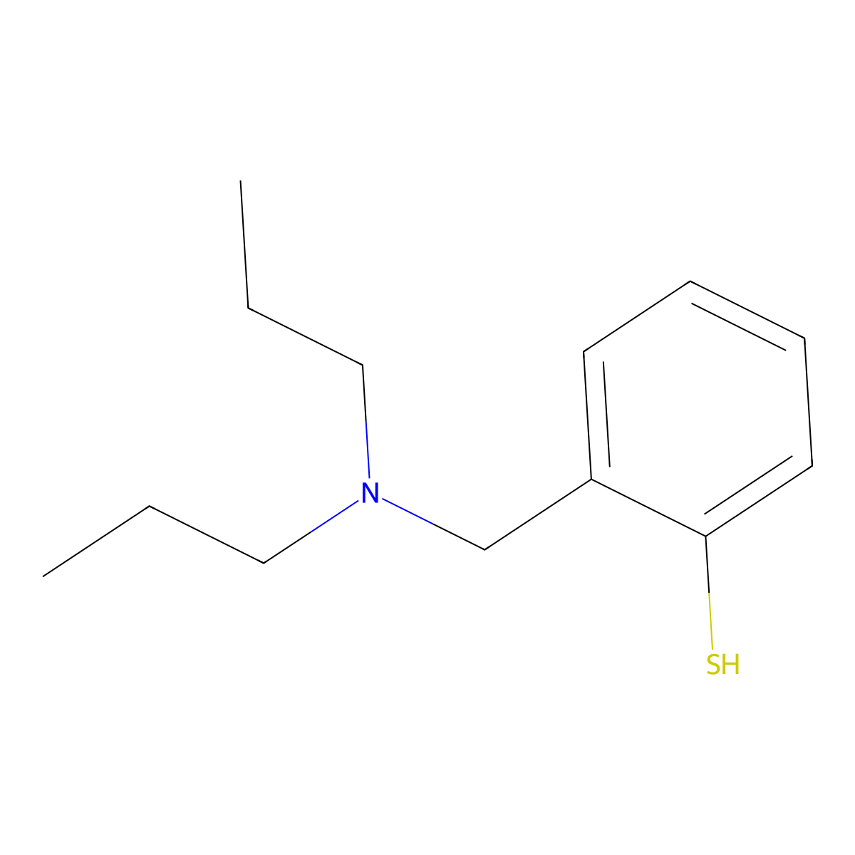2-[(Di-n-propylamino)methyl]thiophenol molecular structure, CAS 1443355-72-3
