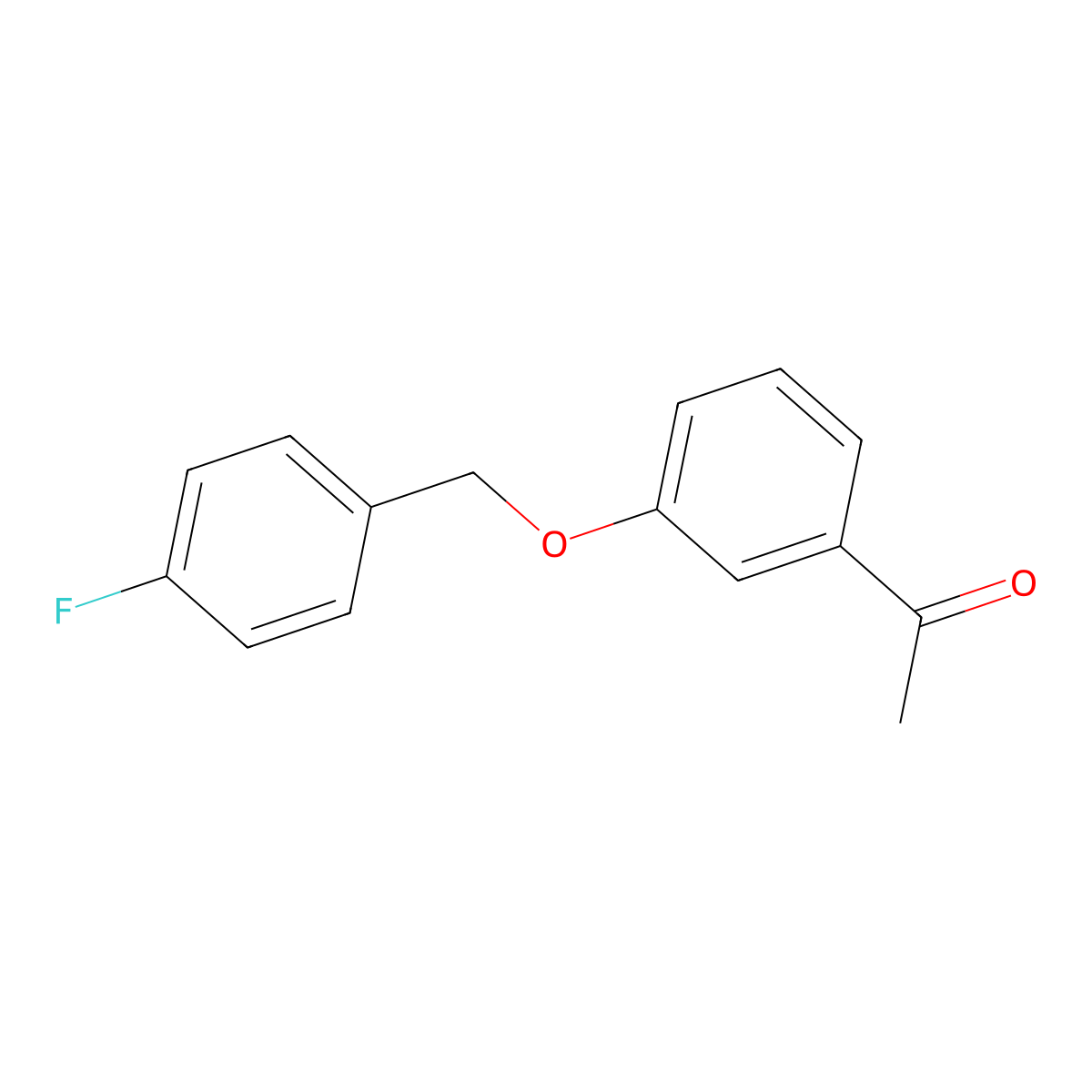 1-[3-[(4-Fluorophenyl)methoxy]phenyl]ethanone molecular structure, CAS 144337-72-4