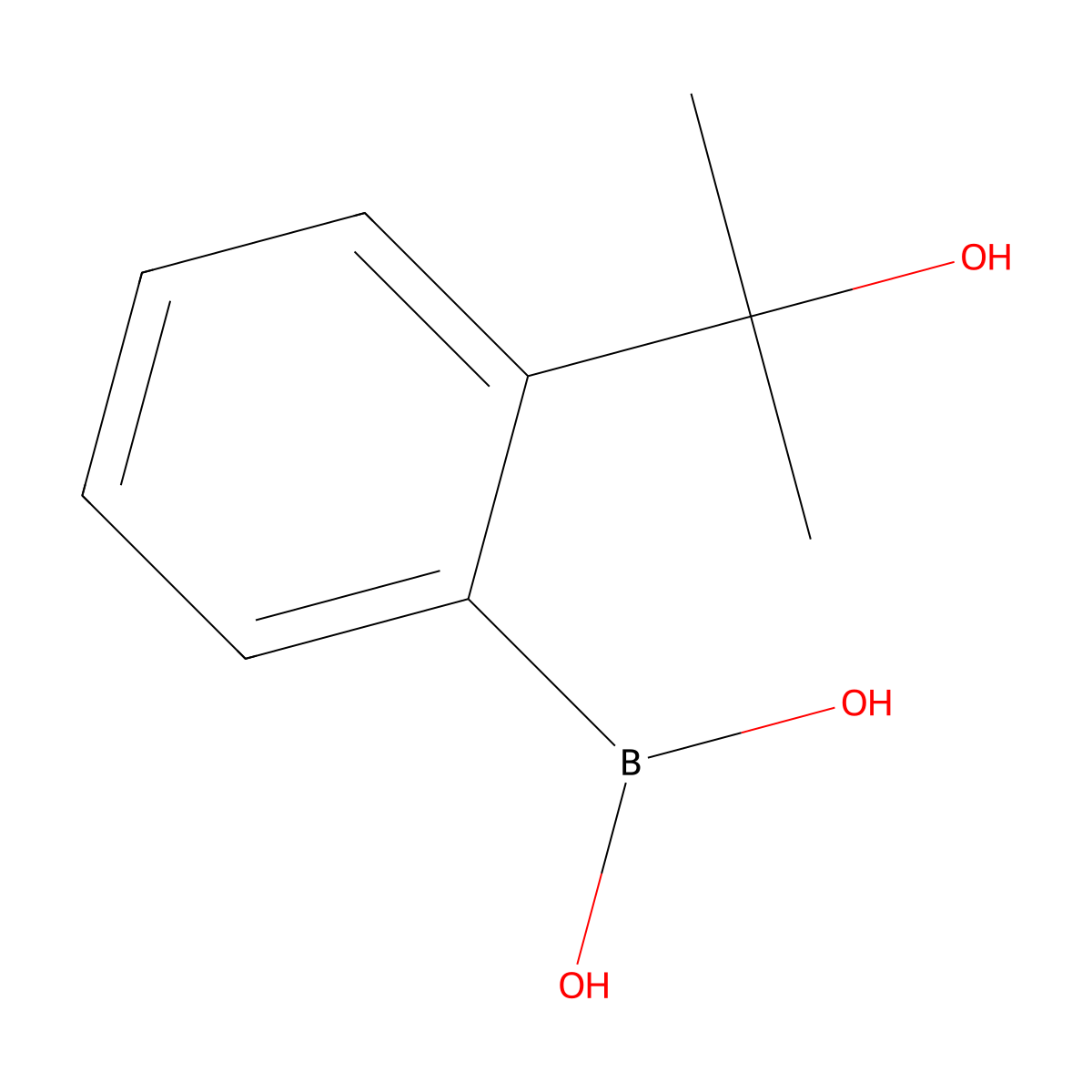 (2-(2-Hydroxypropan-2-yl)phenyl)boronic acid molecular structure, CAS 1443380-11-7