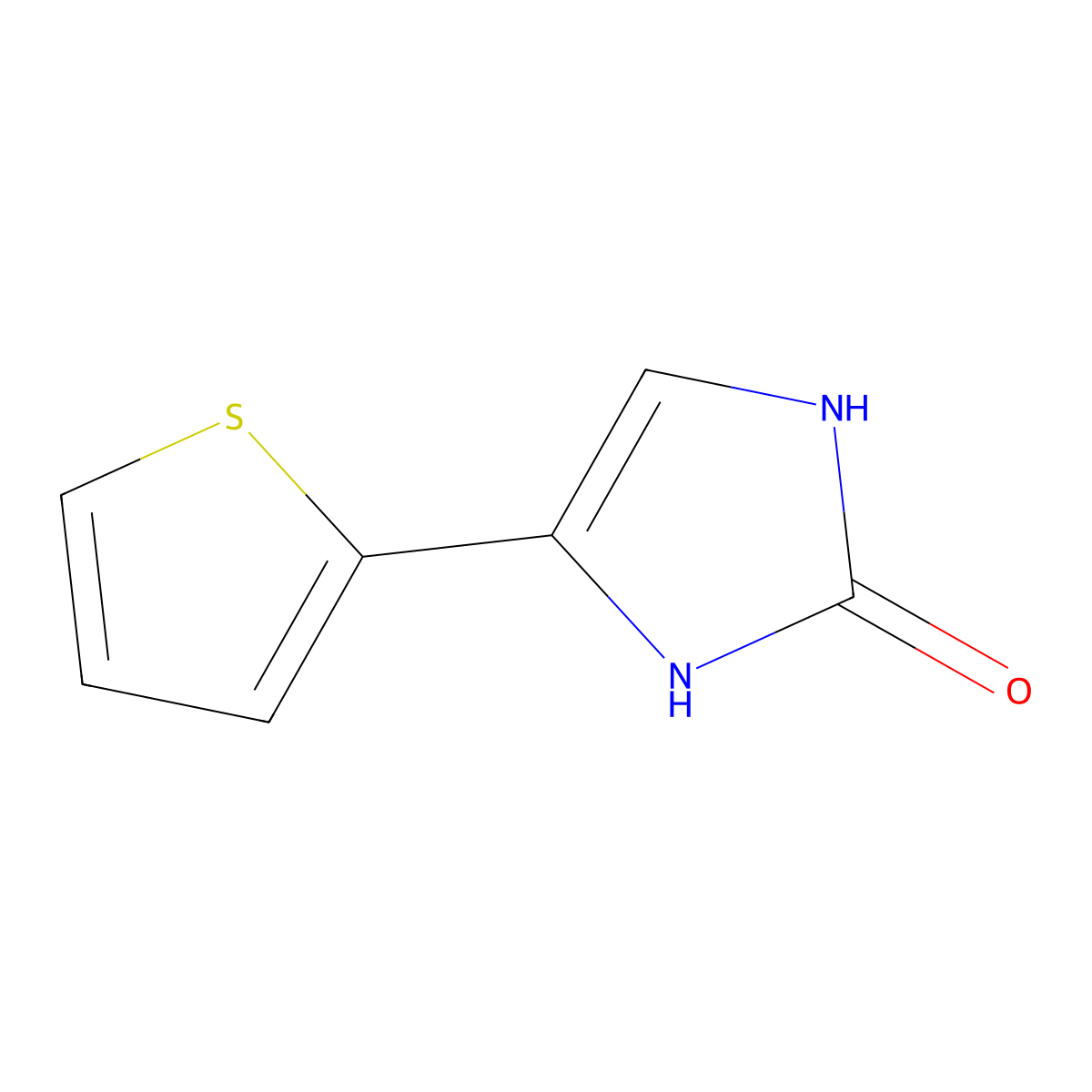 4-(2-Thienyl)-1,3-dihydro-2H-imidazol-2-one molecular structure, CAS 1443383-45-6