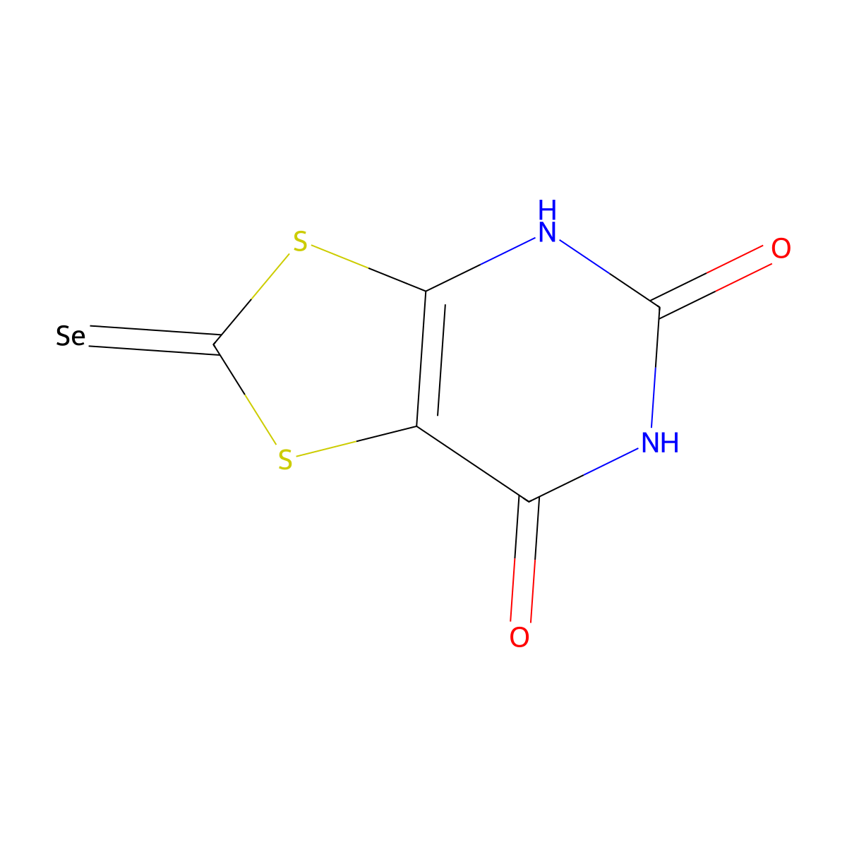 5,7-Dioxo(4h,6h)-1,3-dithiolo[4,5-d]pyrimidine-2-selone molecular structure, CAS 144339-77-5
