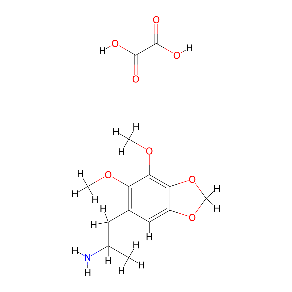 Dmmda-2 oxalate molecular structure, CAS 1443423-48-0