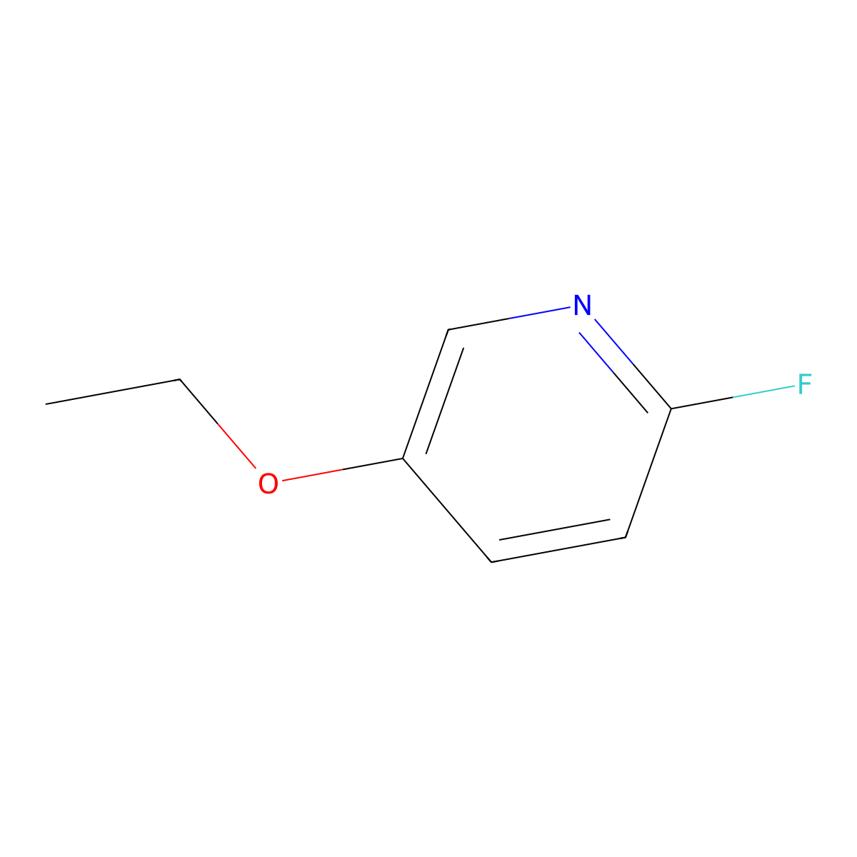 5-Ethoxy-2-fluoropyridine molecular structure, CAS 1443679-87-5