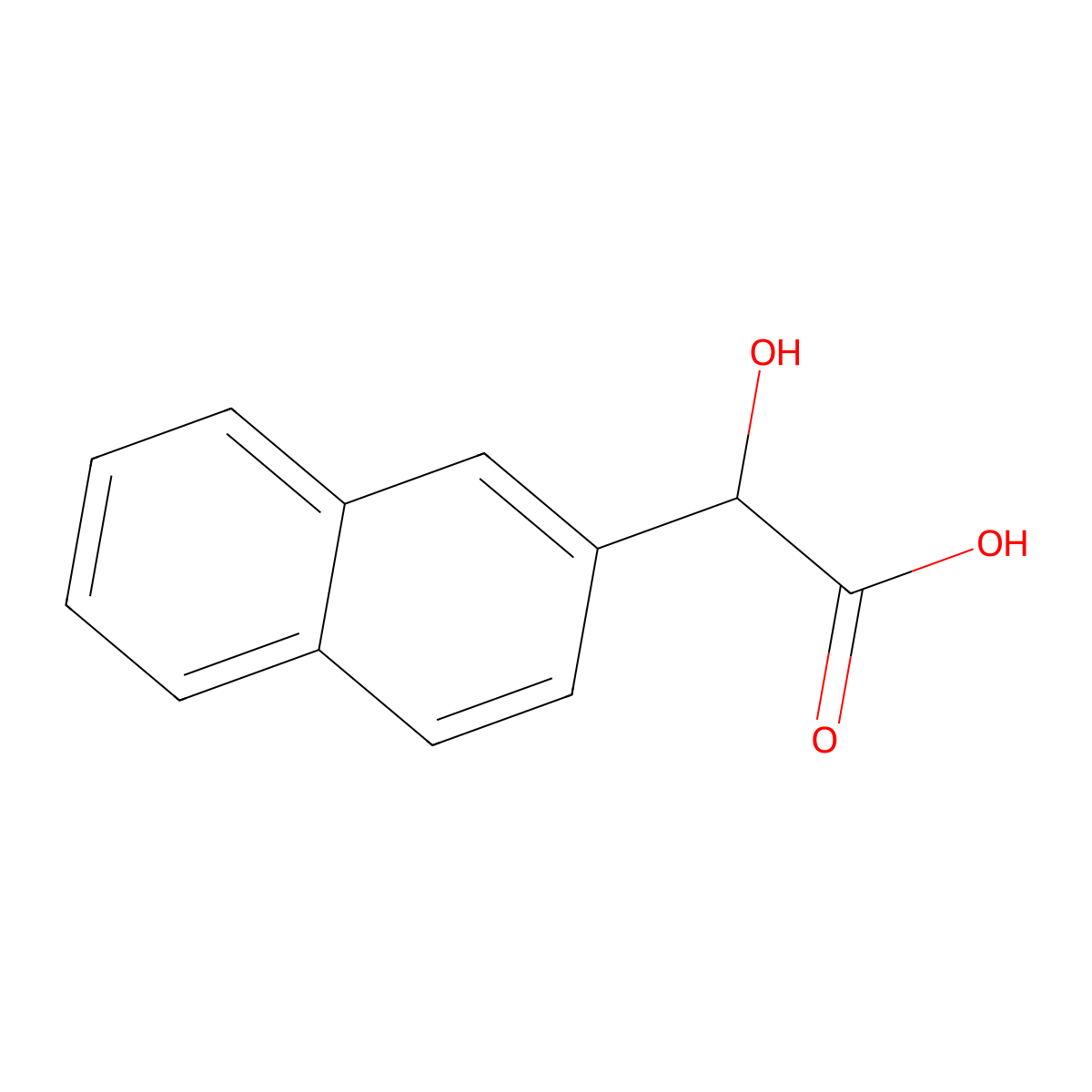 (S)-2-(2-Naphthyl)glycolic acid molecular structure, CAS 144371-23-3