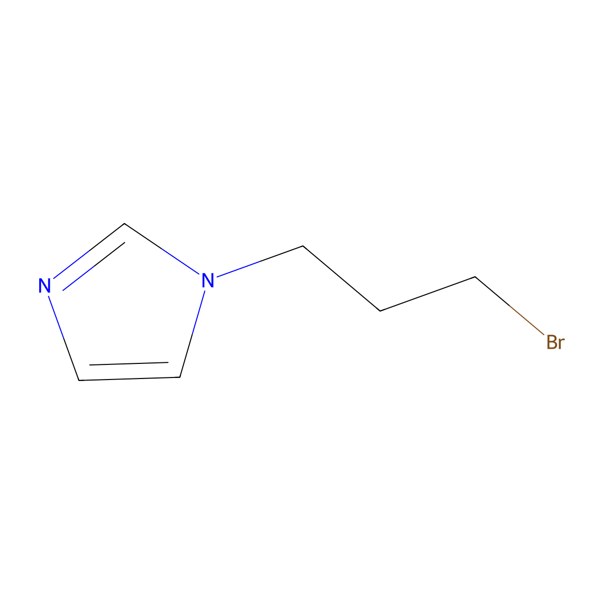 1-(3-Bromopropyl)-1H-imidazole molecular structure, CAS 144385-79-5