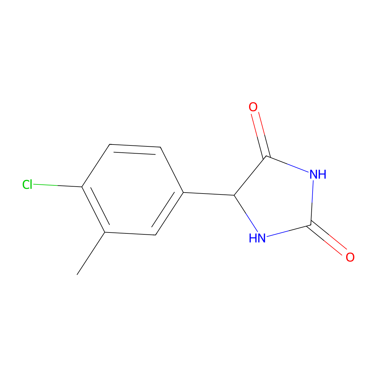 5-(4-Chloro-3-methylphenyl)imidazolidine-2,4-dione molecular structure, CAS 1443979-73-4