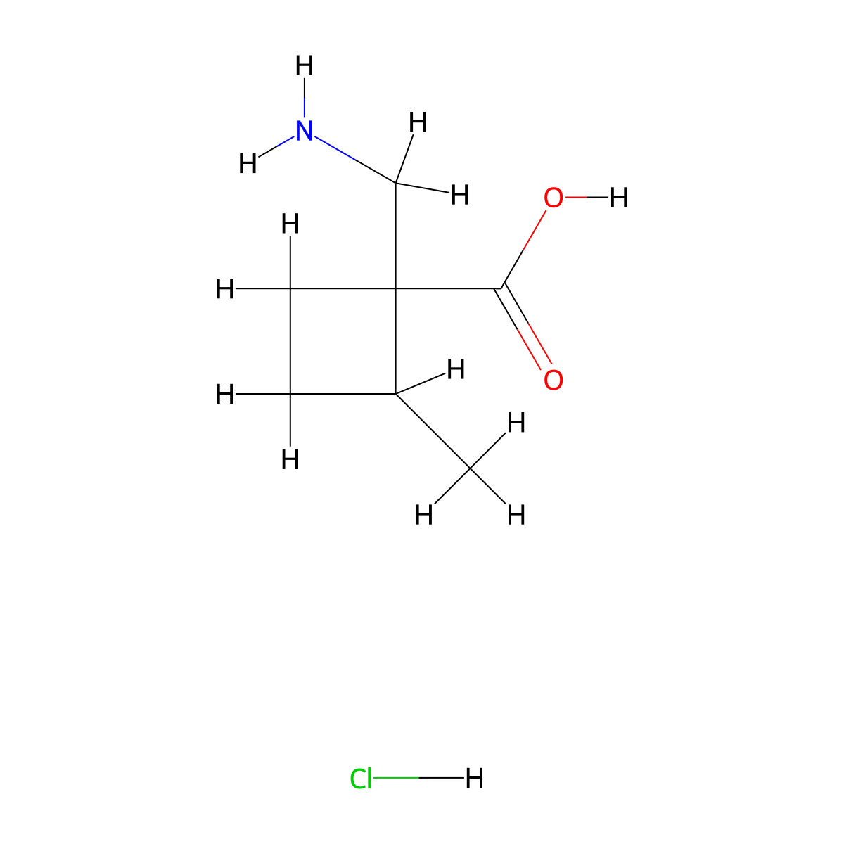 1-(Aminomethyl)-2-methylcyclobutane-1-carboxylic acid hydrochloride molecular structure, CAS 1443980-12-8