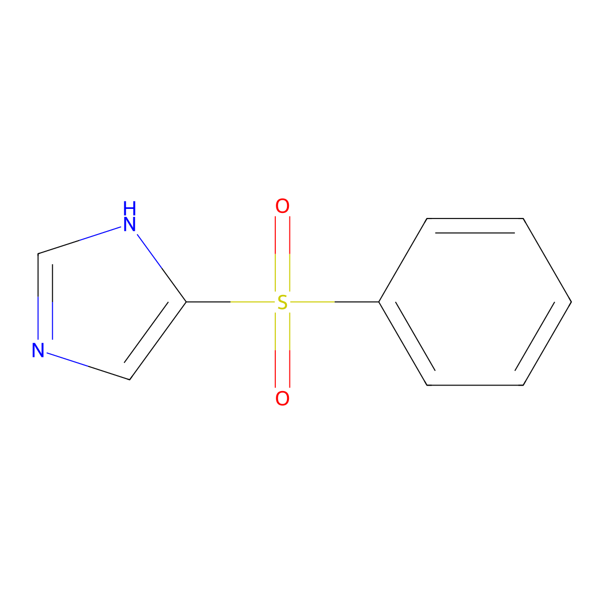 4-(benzenesulfonyl)-1H-imidazole molecular structure, CAS 1443980-18-4