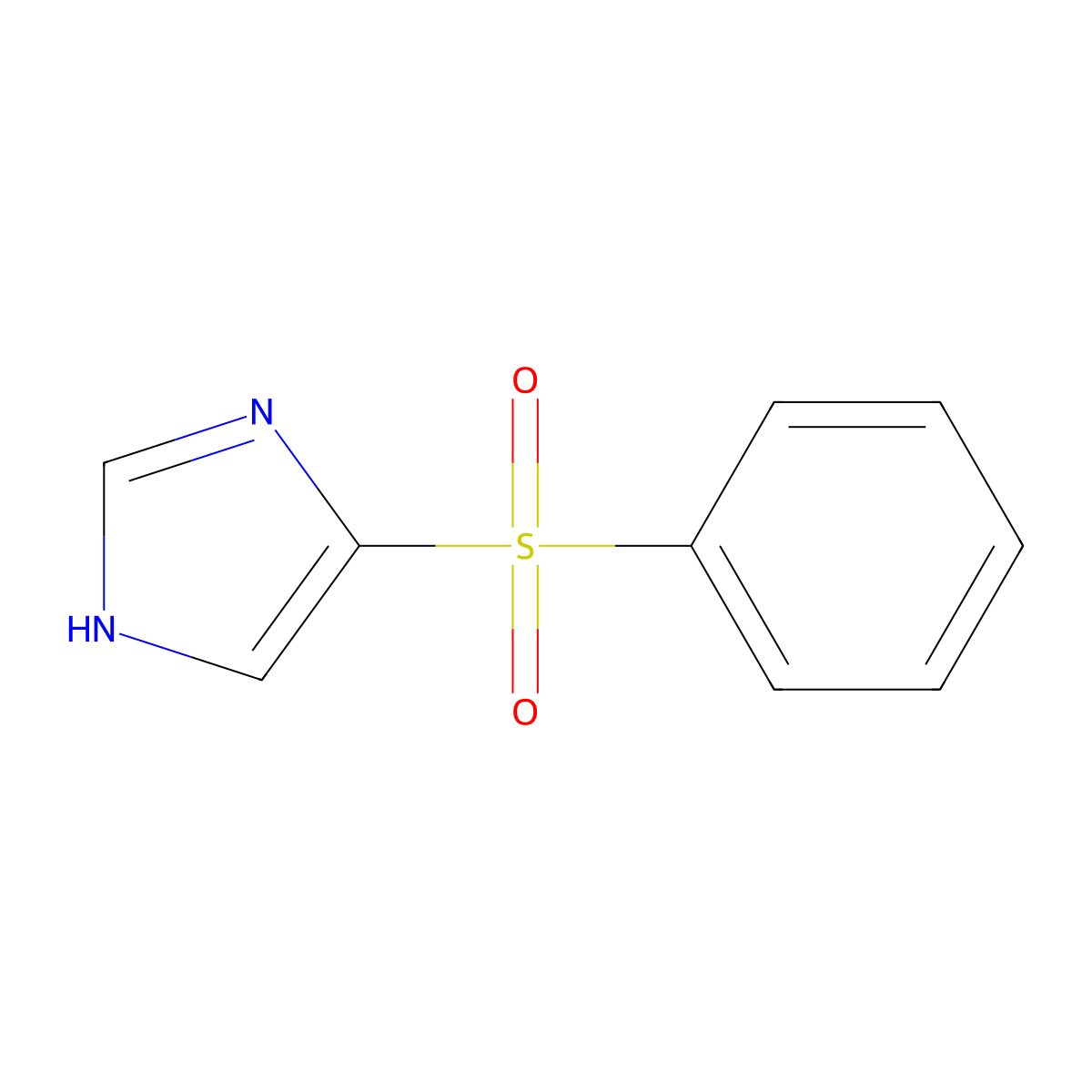 4-(benzenesulfonyl)-1H-imidazole molecular structure, CAS 1443980-18-4