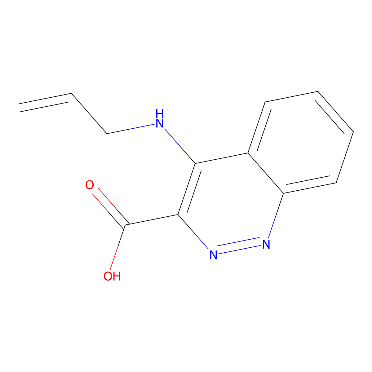 4-[(Prop-2-en-1-yl)amino]cinnoline-3-carboxylic acid molecular structure, CAS 1443980-57-1