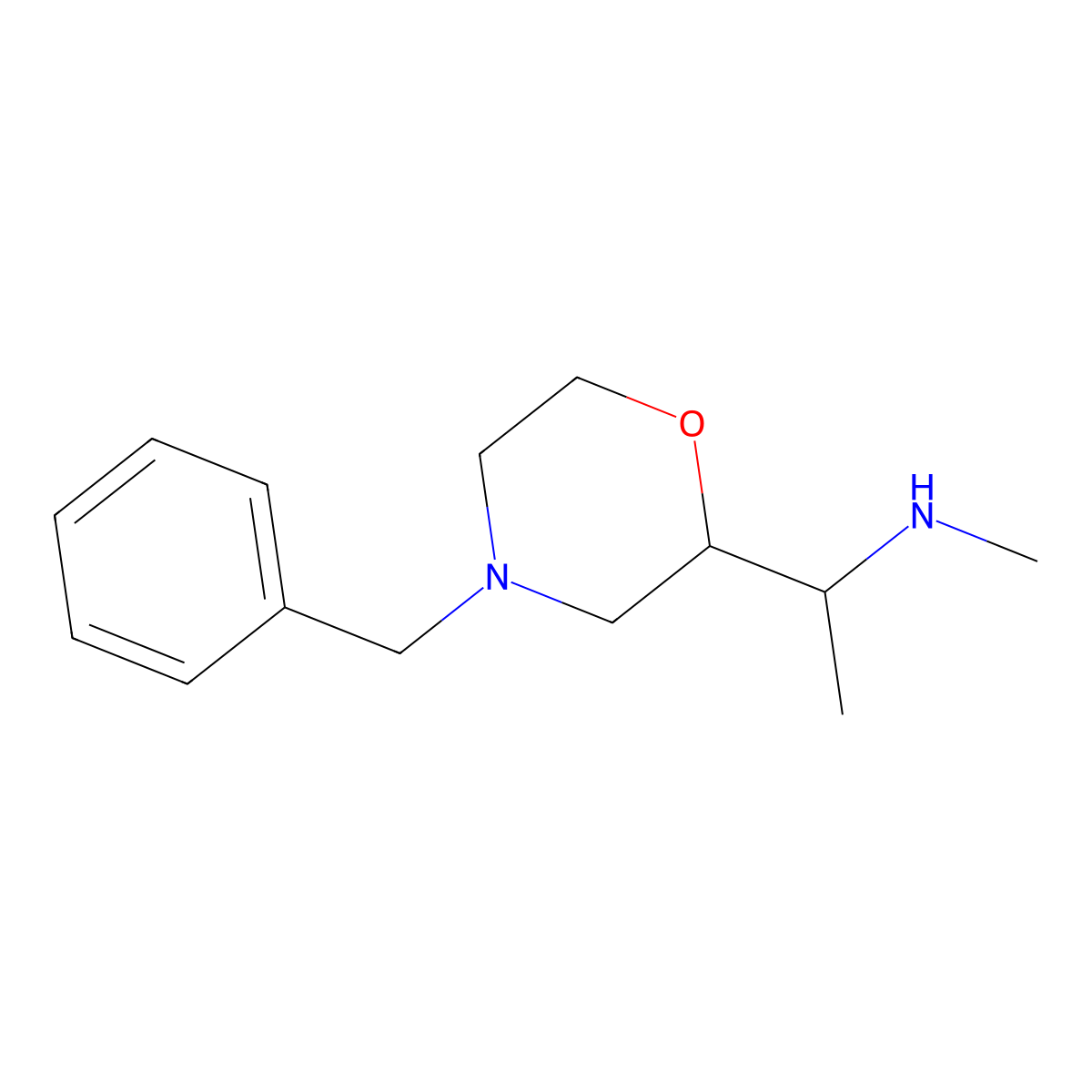 [1-(4-Benzylmorpholin-2-yl)ethyl](methyl)amine molecular structure, CAS 1443981-20-1