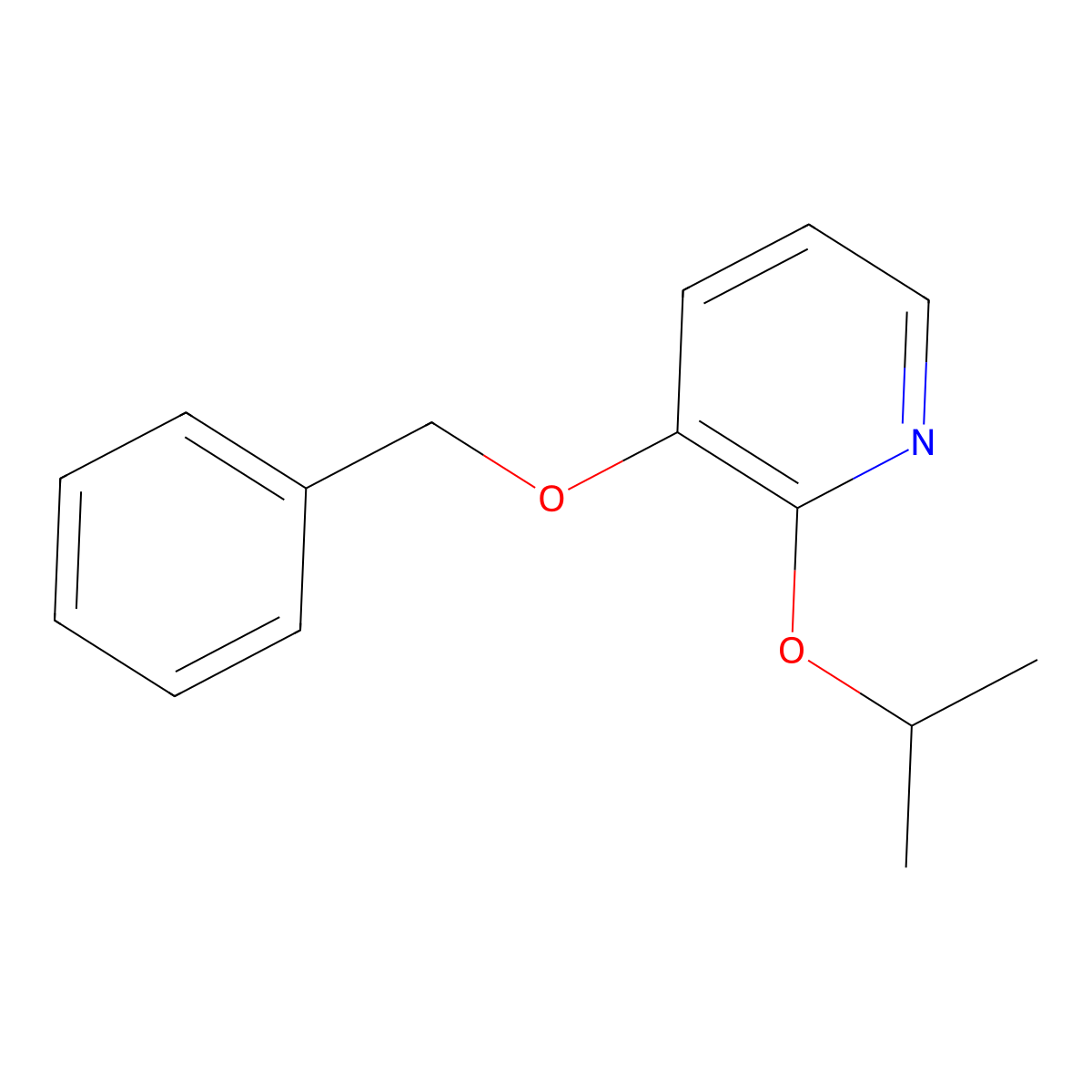 3-(Benzyloxy)-2-(propan-2-yloxy)pyridine molecular structure, CAS 1443981-24-5