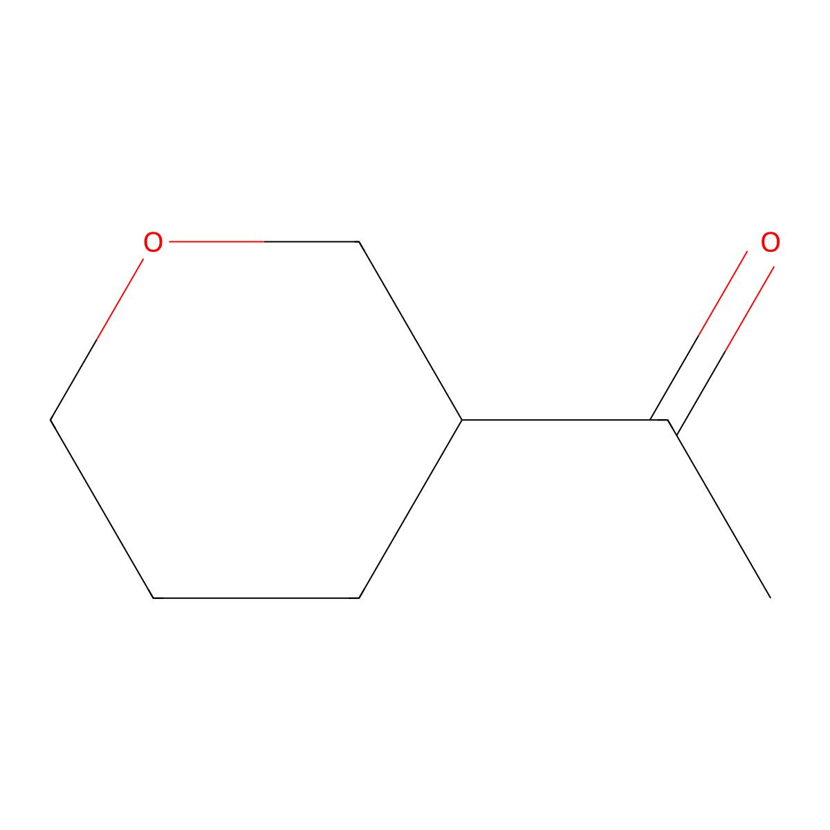1-(Oxan-3-yl)ethan-1-one molecular structure, CAS 1443981-45-0