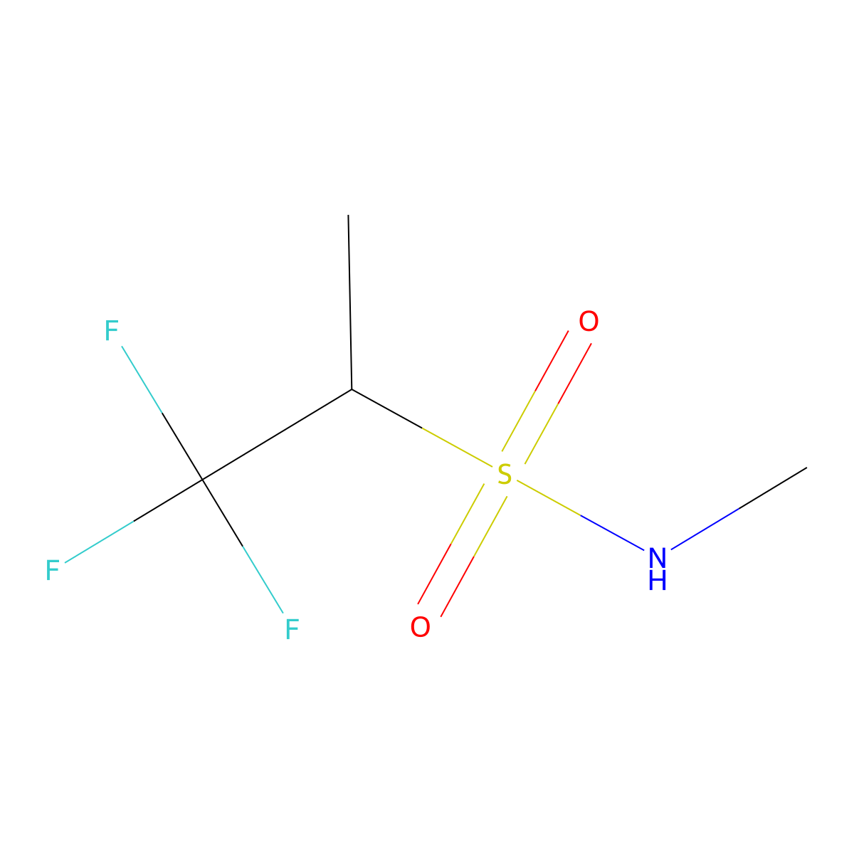 1,1,1-trifluoro-N-methylpropane-2-sulfonamide molecular structure, CAS 1443981-78-9
