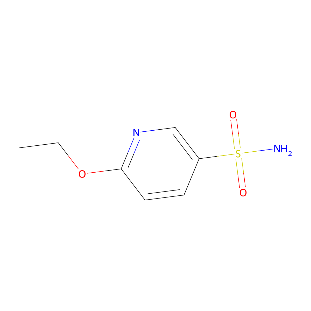 6-Ethoxypyridine-3-sulfonamide molecular structure, CAS 1443981-82-5