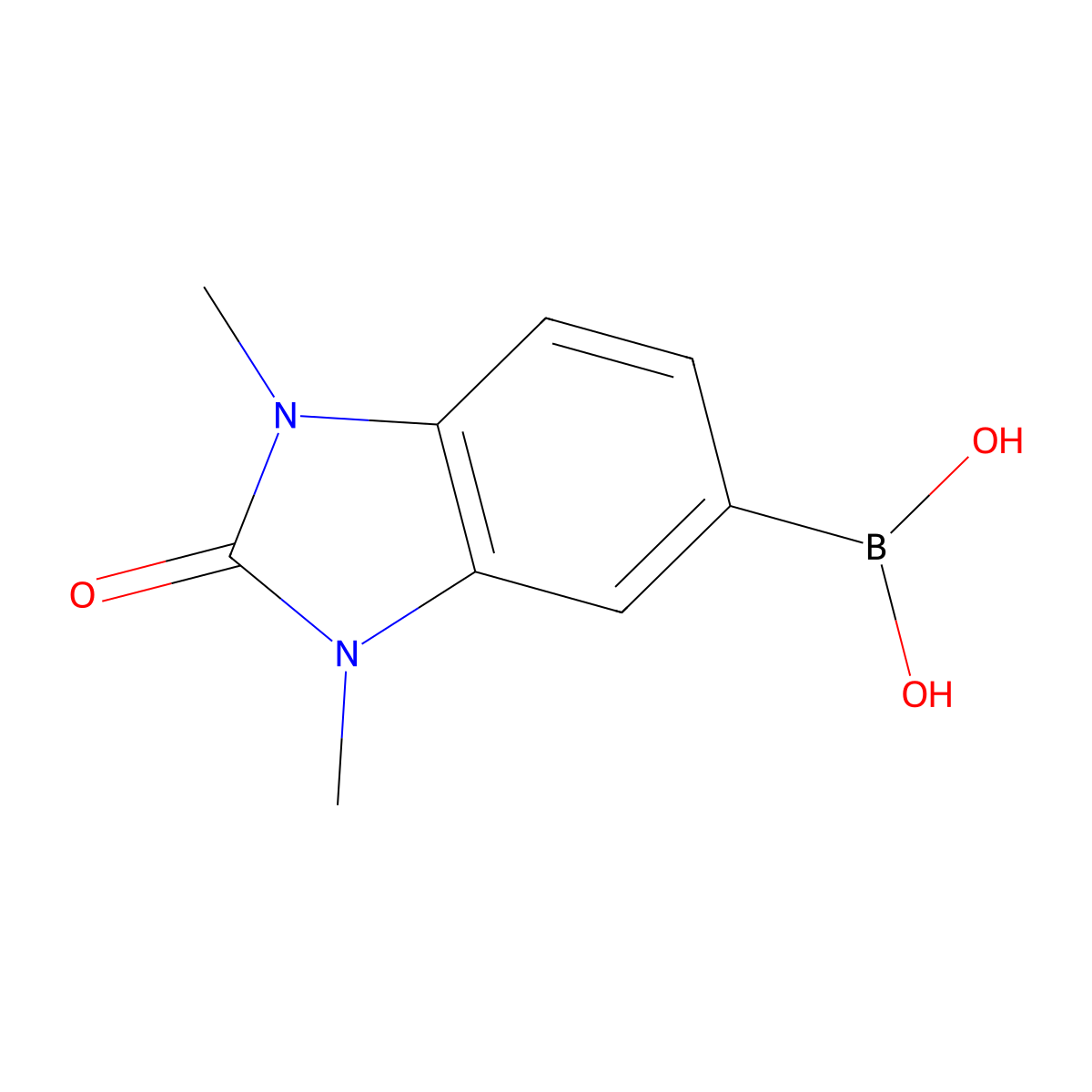 (1,3-Dimethyl-2-oxo-2,3-dihydro-1H-benzo[d]imidazol-5-yl)boronic acid molecular structure, CAS 1443987-72-1