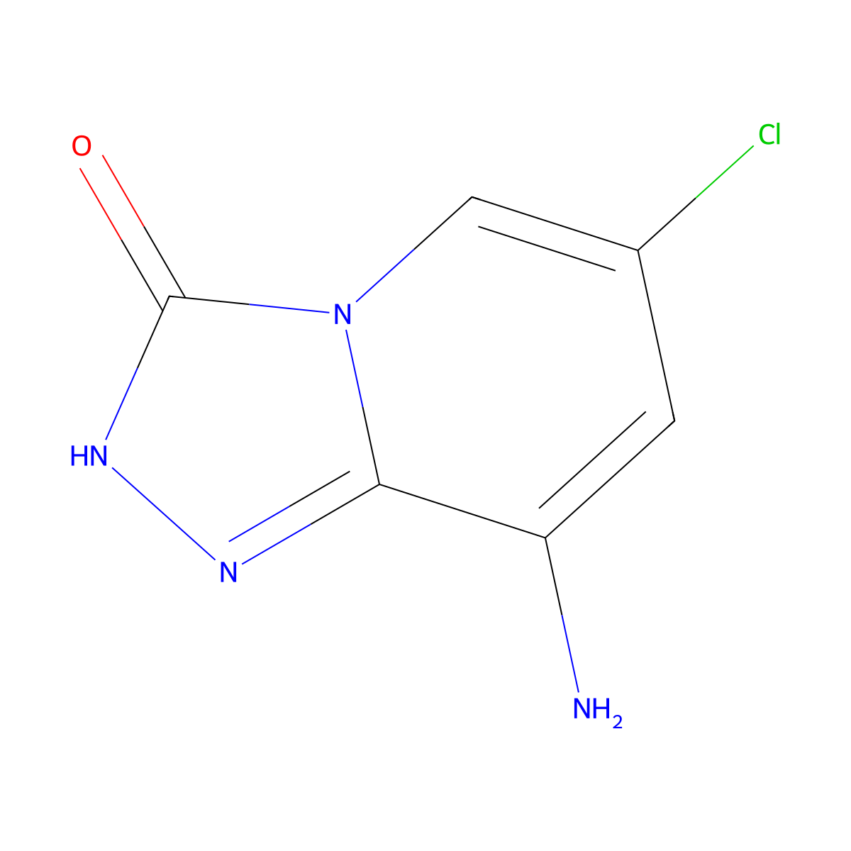 1,2,4-Triazolo[4,3-a]pyridin-3(2H)-one, 8-amino-6-chloro- molecular structure, CAS 1443995-22-9