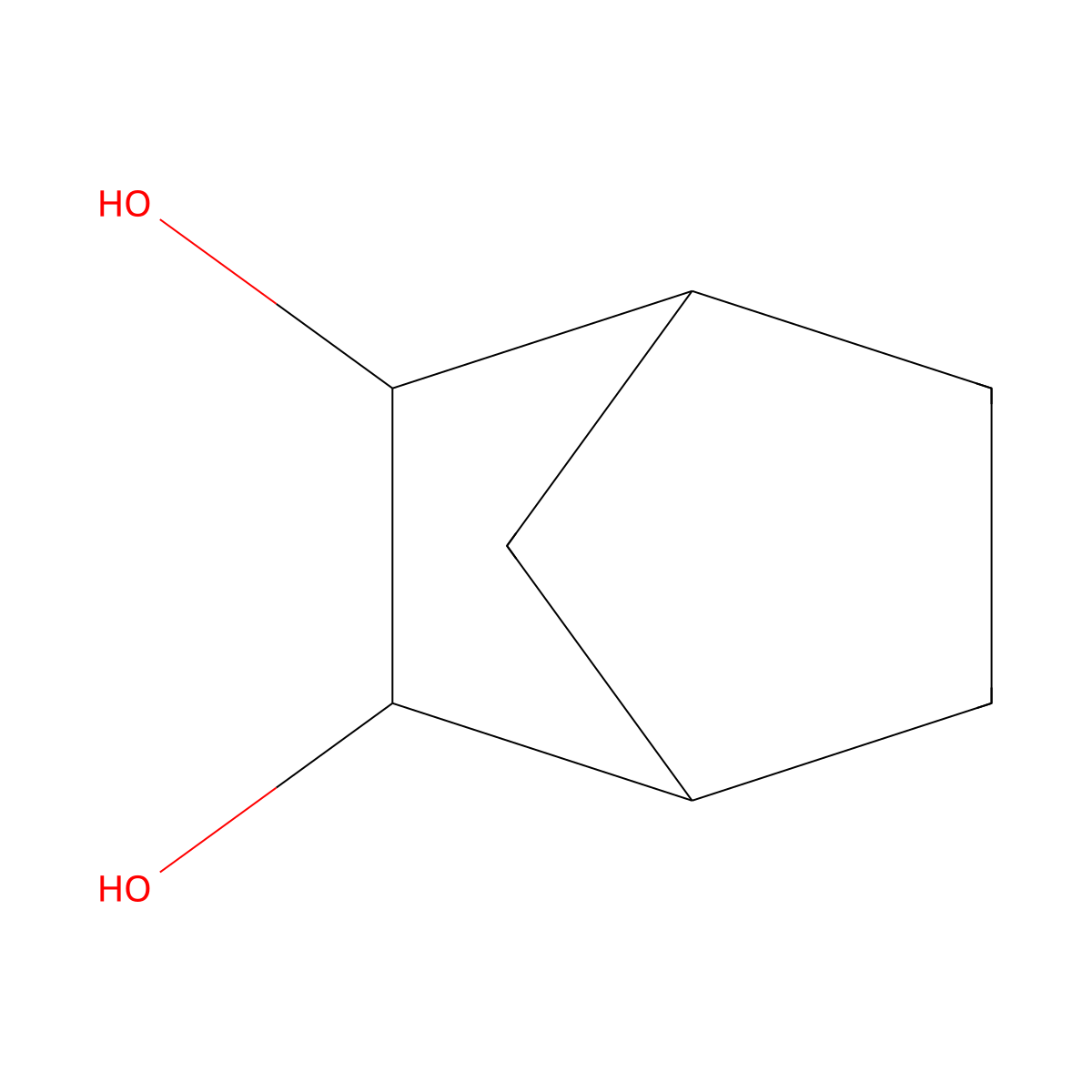 Bicyclo[2.2.1]heptane-2,3-diol molecular structure, CAS 14440-78-9