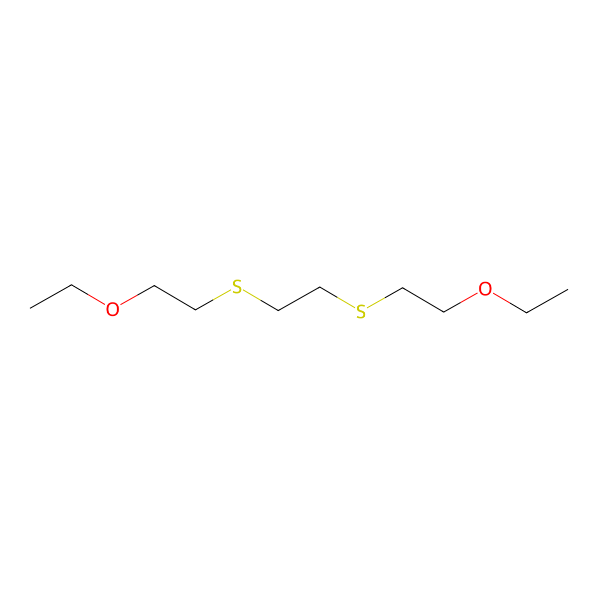 3,12-Dioxa-6,9-dithiatetradecane molecular structure, CAS 14440-87-0