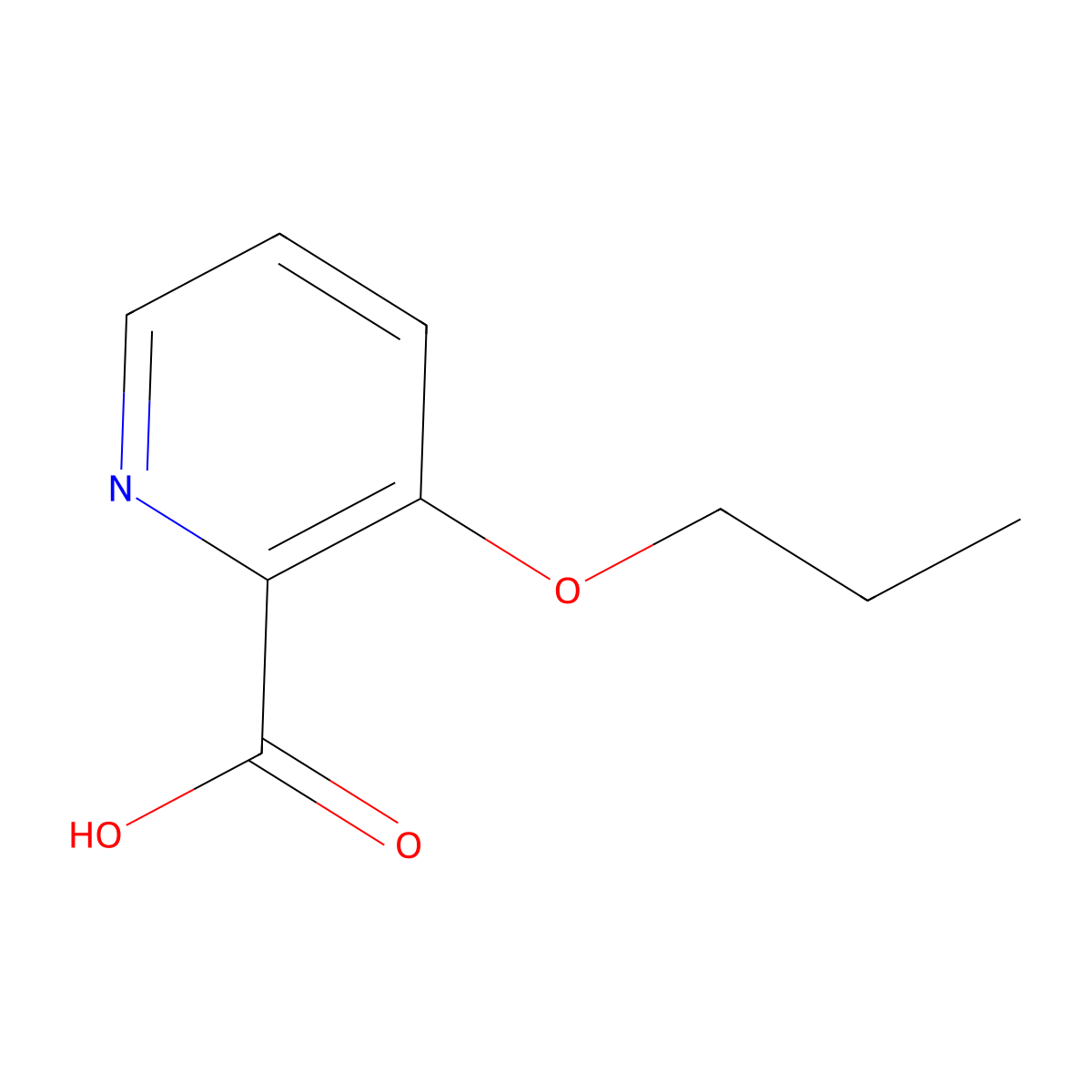 3-Propoxypicolinic Acid molecular structure, CAS 14440-94-9