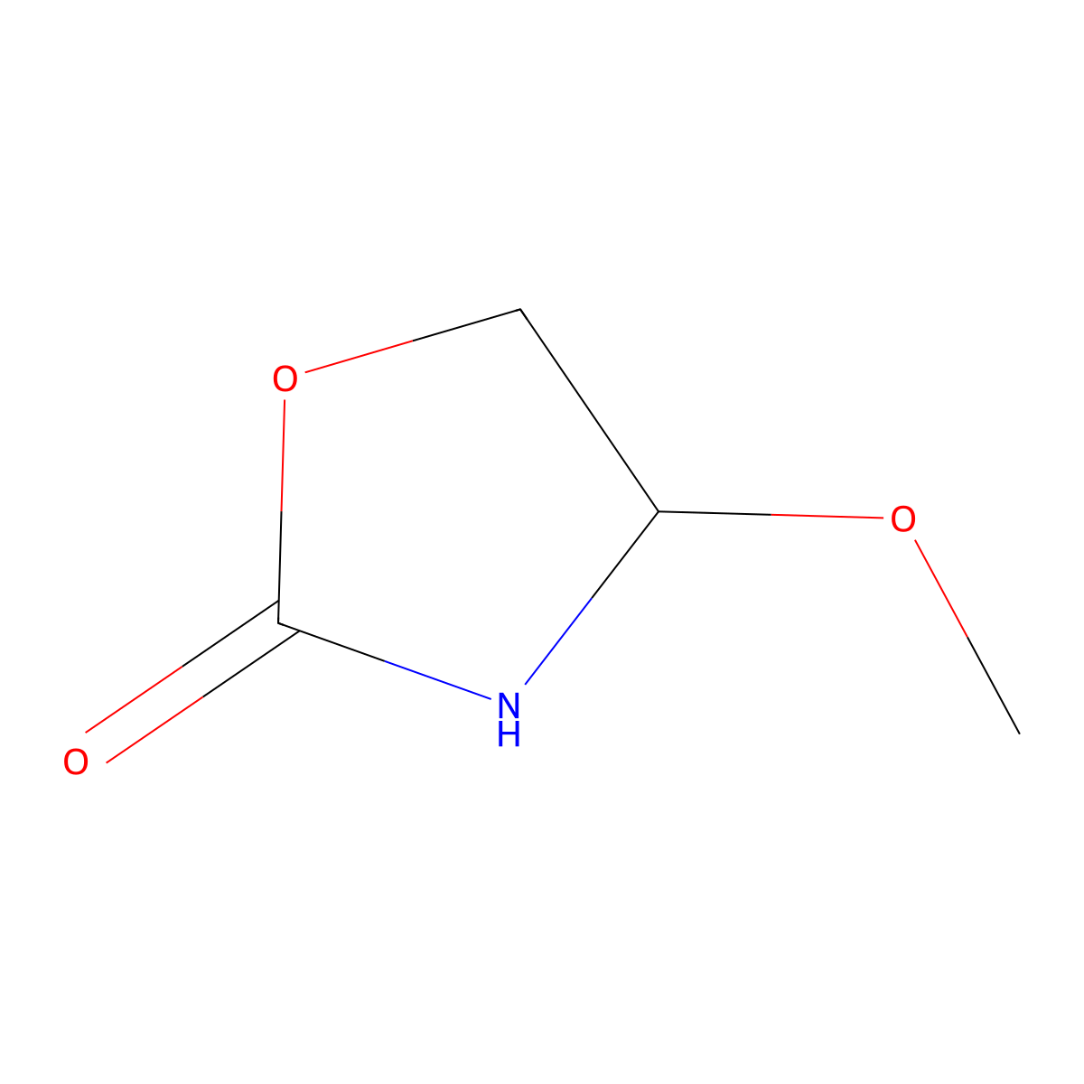 4-Methoxy-1,3-oxazolidin-2-one molecular structure, CAS 14441-94-2