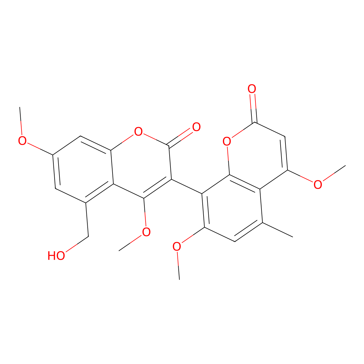 Aflavarin molecular structure, CAS 144429-67-4