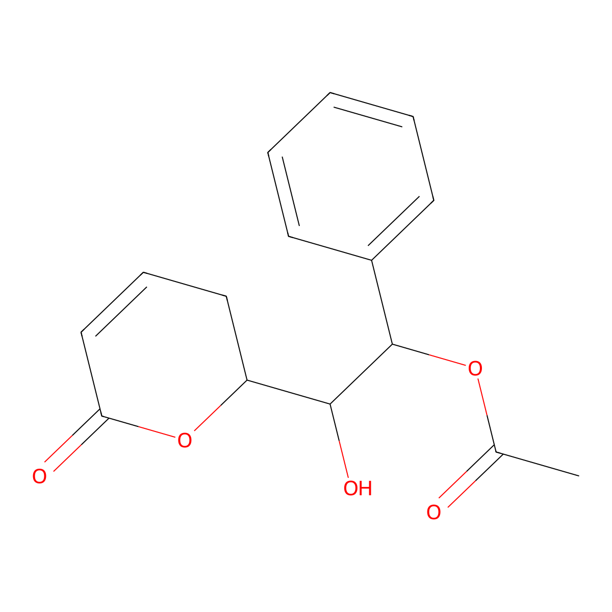 Goniodiol 8-acetate molecular structure, CAS 144429-71-0