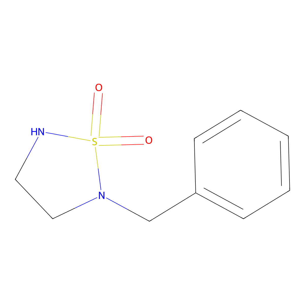 2-Benzyl-1,2,5-thiadiazolidine 1,1-dioxide molecular structure, CAS 144432-72-4