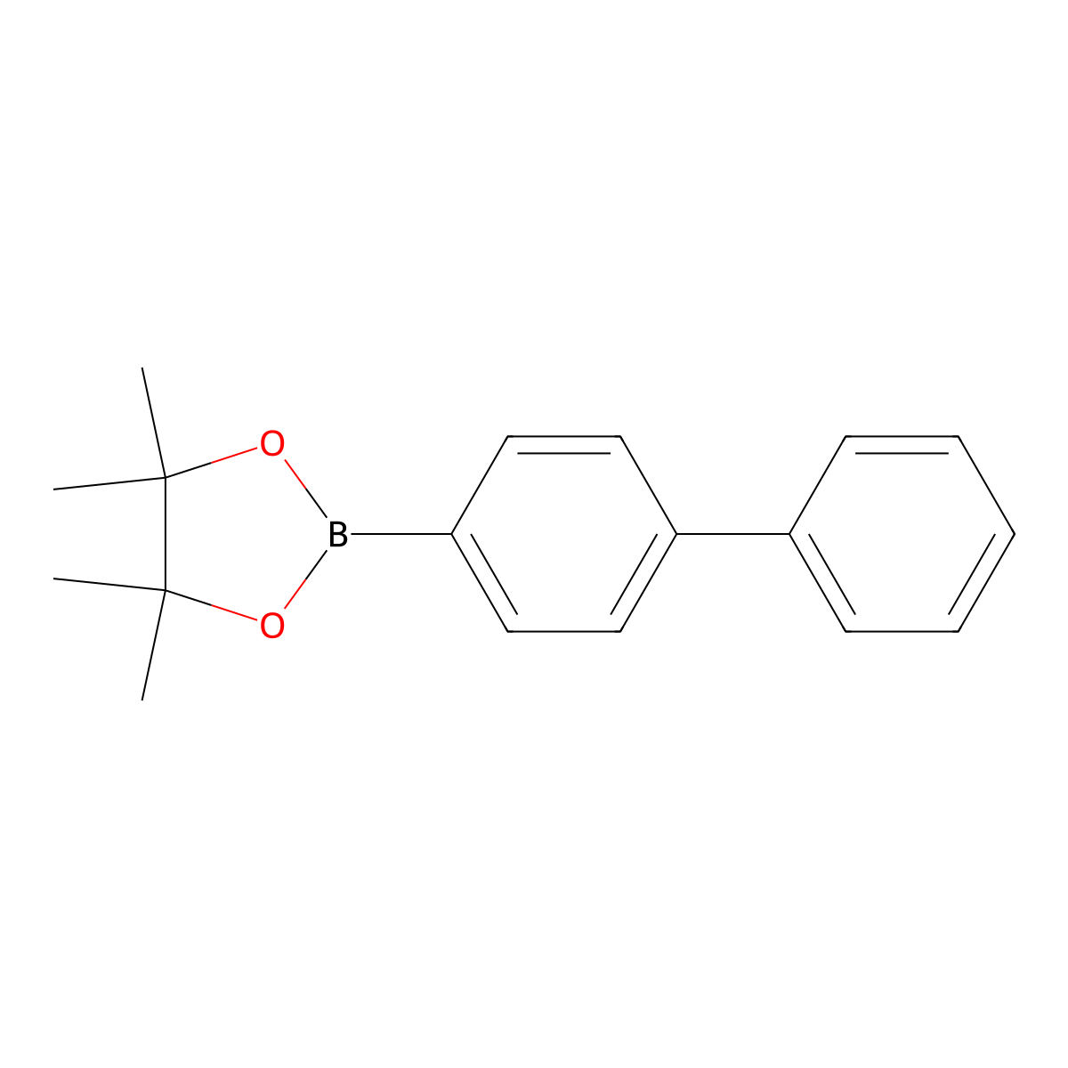 2-(4-Biphenylyl)-4,4,5,5-tetramethyl-1,3,2-dioxaborolane molecular structure, CAS 144432-80-4