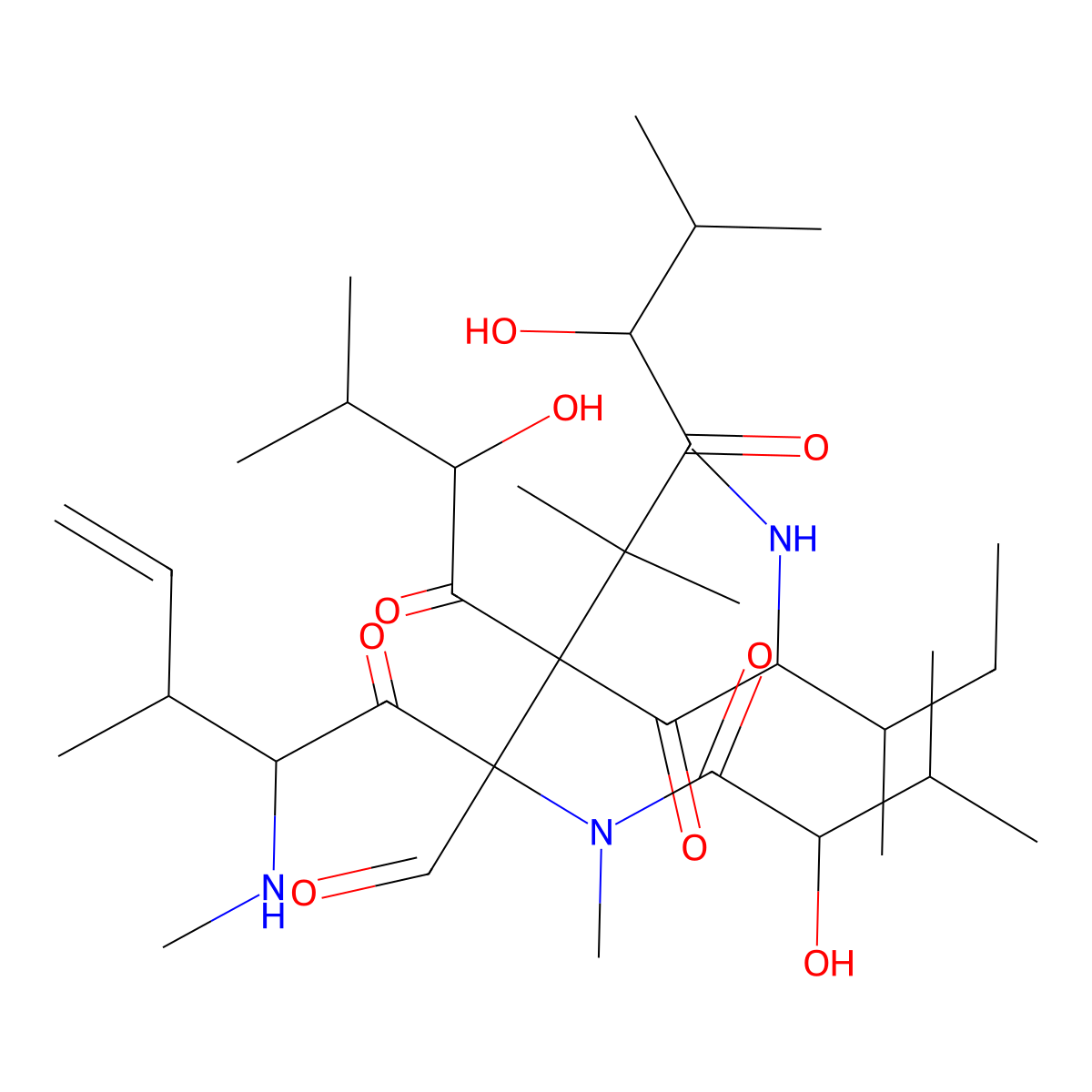 Enniatin F molecular structure, CAS 144446-20-8