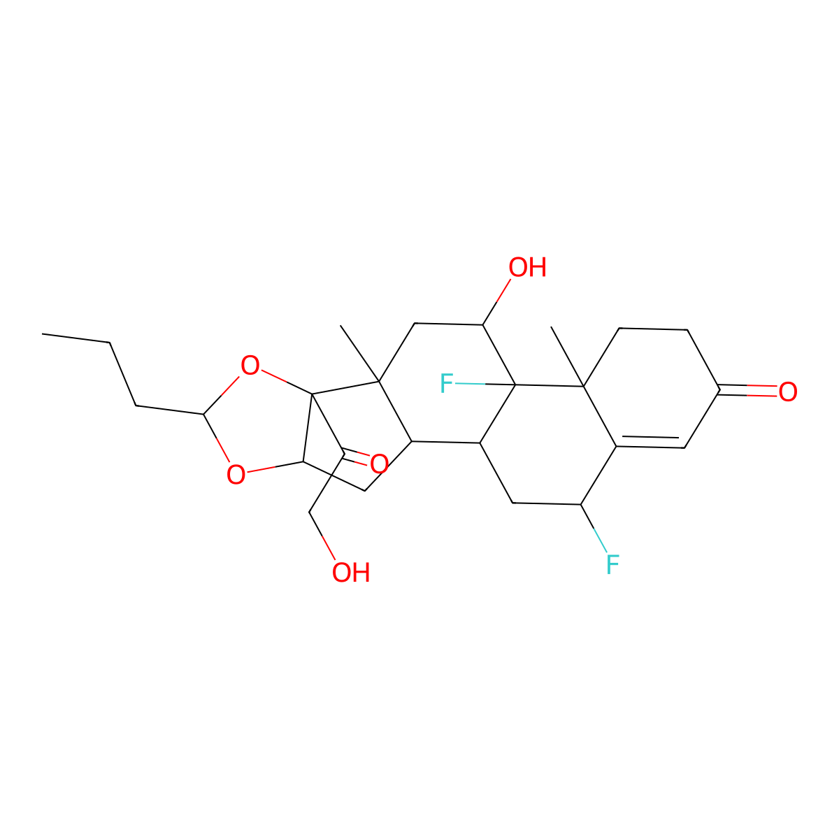 2H-Naphth[2',1':4,5]indeno[1,2-d][1,3]dioxole, pregn-4-ene-3,20-dione deriv molecular structure, CAS 144459-71-2