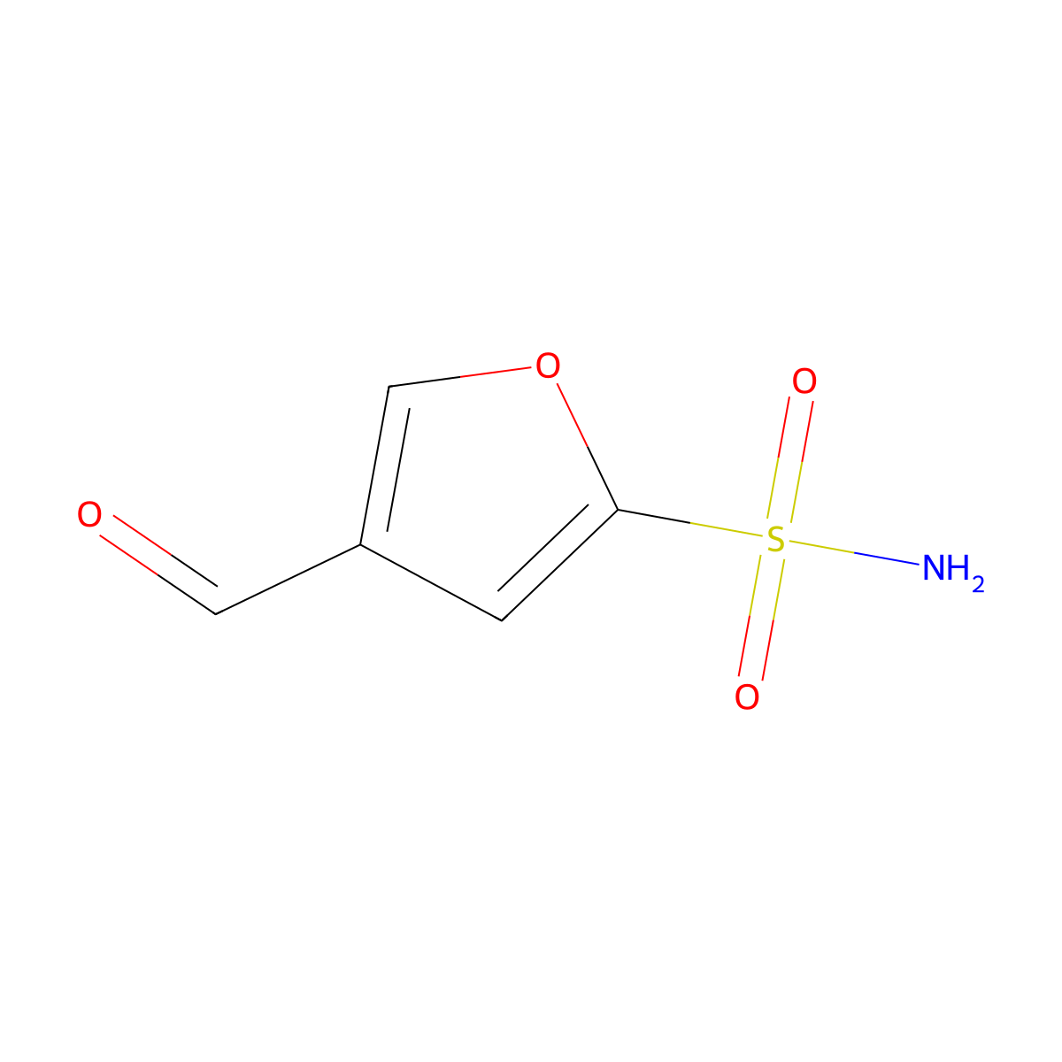4-Formylfuran-2-sulfonamide molecular structure, CAS 1444883-75-3