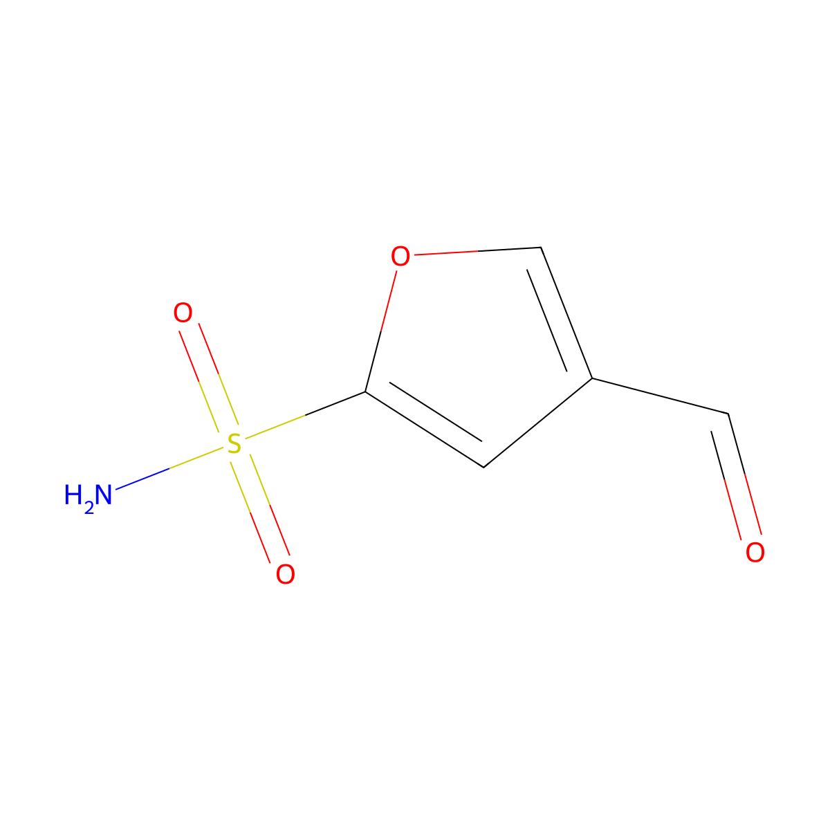 4-Formylfuran-2-sulfonamide molecular structure, CAS 1444883-75-3