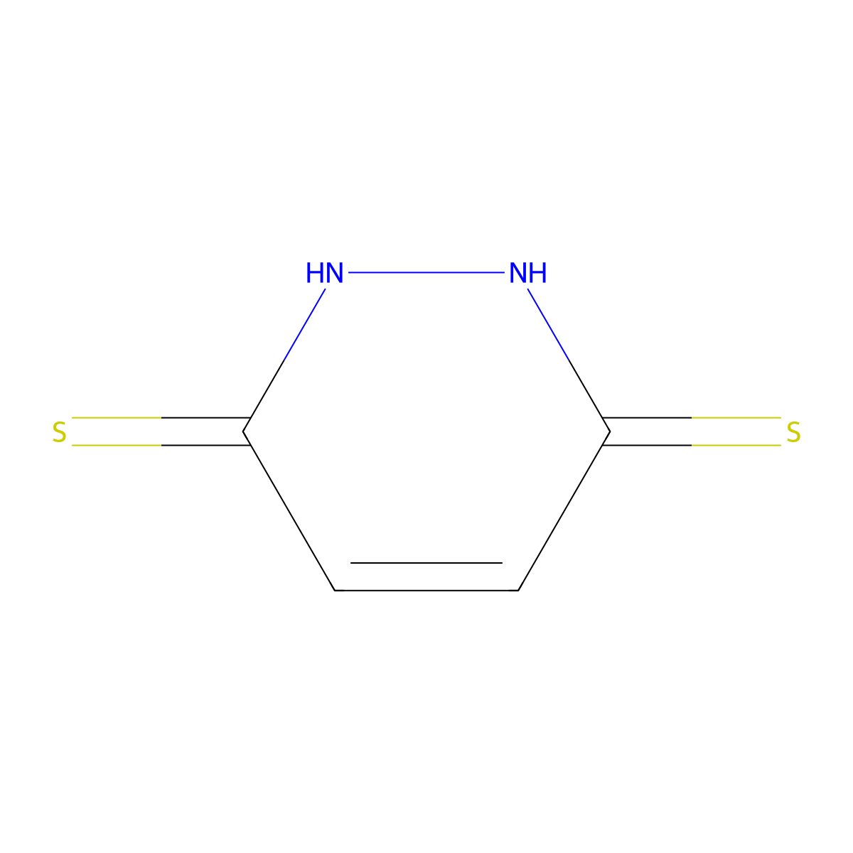 1,2-Dihydropyridazine-3,6-dithione molecular structure, CAS 1445-58-5